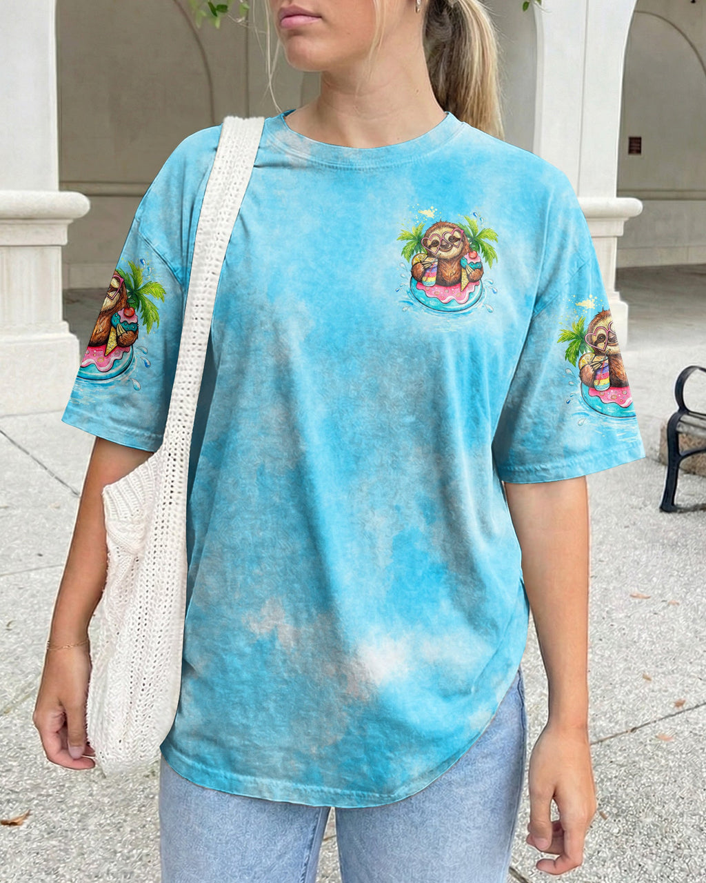 I'M ON ISLAND TIME  SLOTH ALL OVER PRINT - TLTW0804263