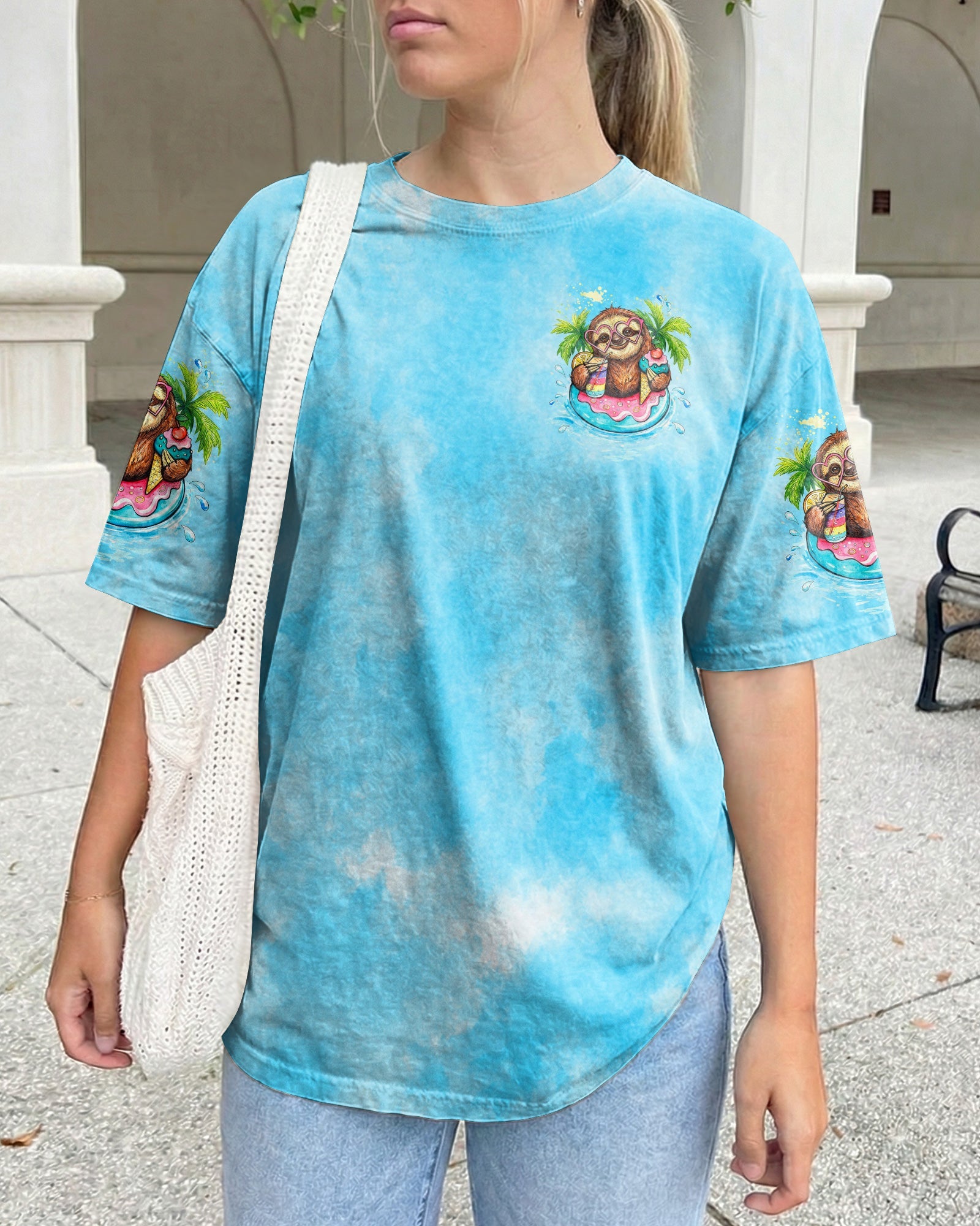 I'M ON ISLAND TIME  SLOTH ALL OVER PRINT - TLTW0804263