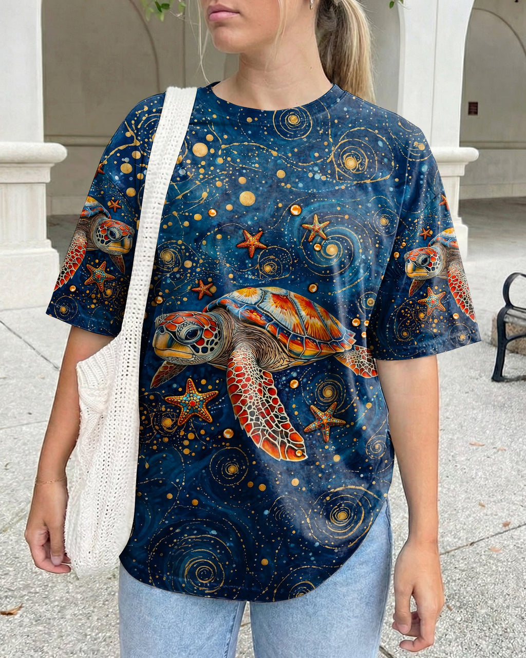 SALTWATER HEALS EVERYTHING TURTLE ALL OVER PRINT  - TLNT1304262