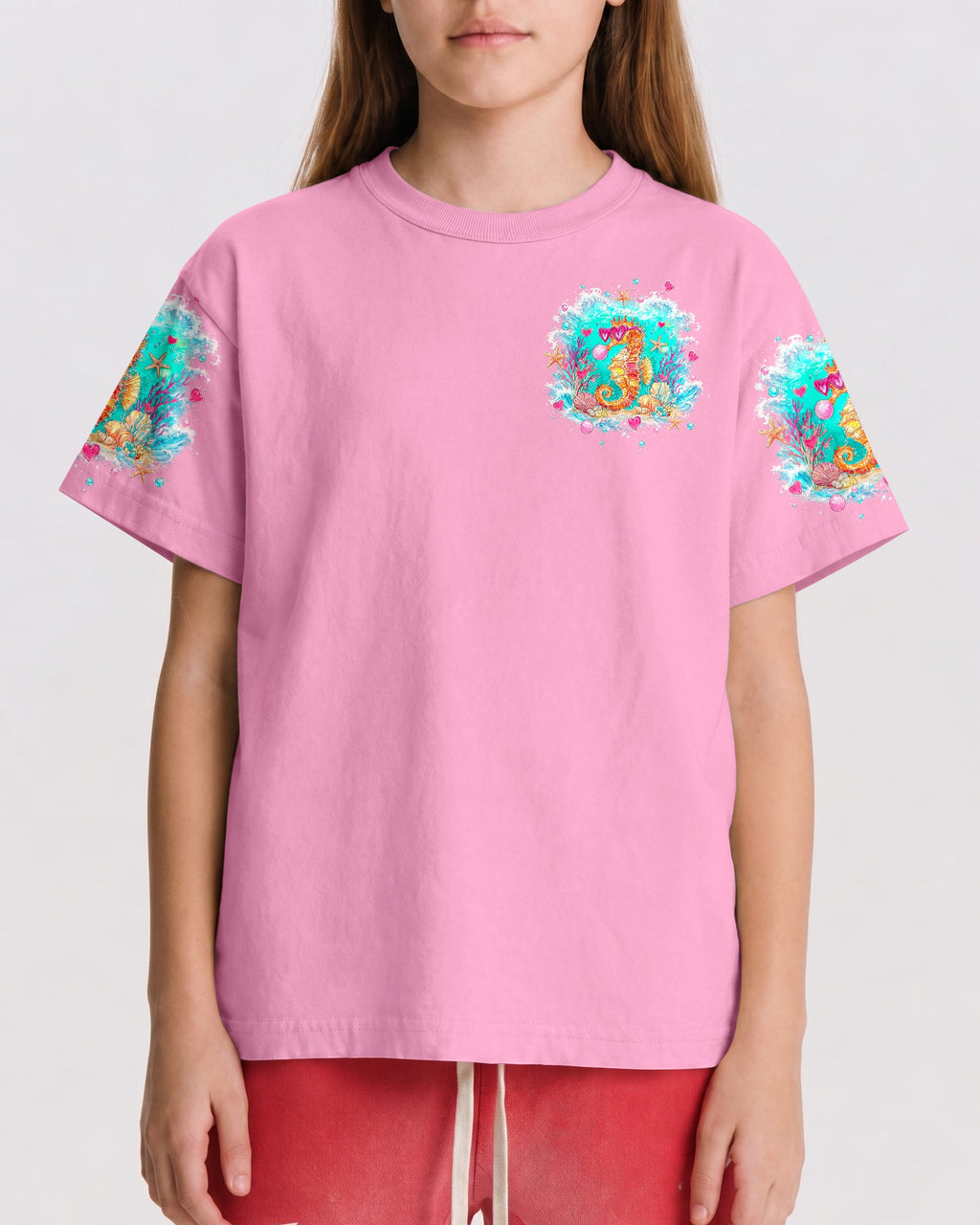 SMELL THE SEA FEEL THE BREEZE SEAHORSE KIDS ALL OVER PRINT - TLTW0806263