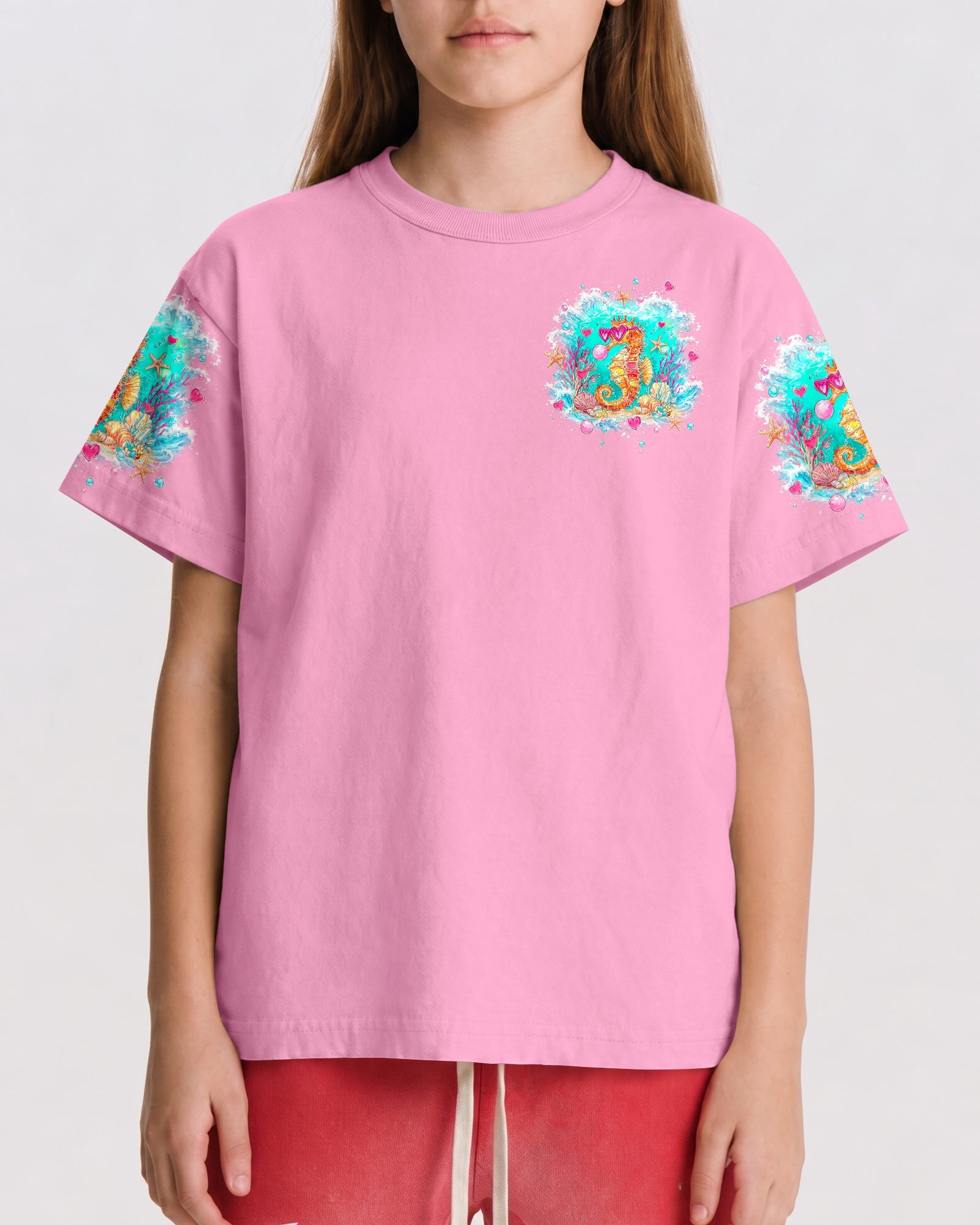 SMELL THE SEA FEEL THE BREEZE SEAHORSE KIDS ALL OVER PRINT - TLTW0806263