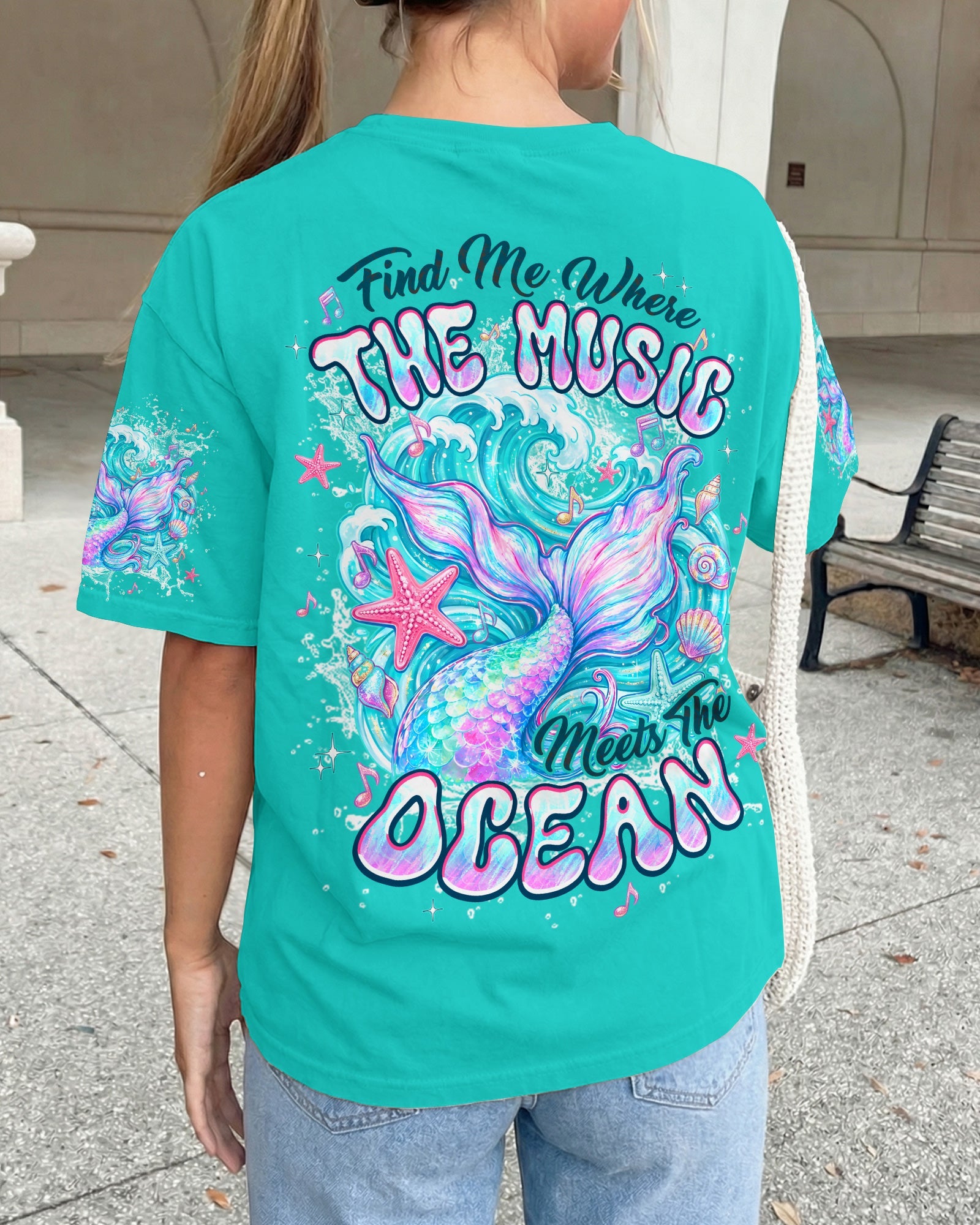 FIND ME WHERE THE MUSIC MEETS THE OCEAN MERMAID ALL OVER PRINT - TYPQ0707264