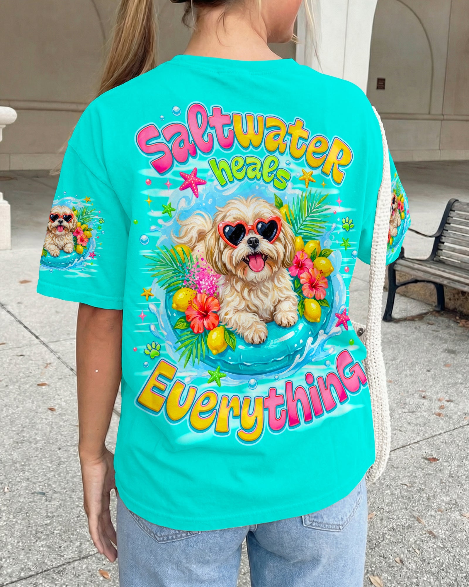 SALTWATER HEALS EVERYTHING SHIH TZU DOG ALL OVER PRINT - TLNO0806263