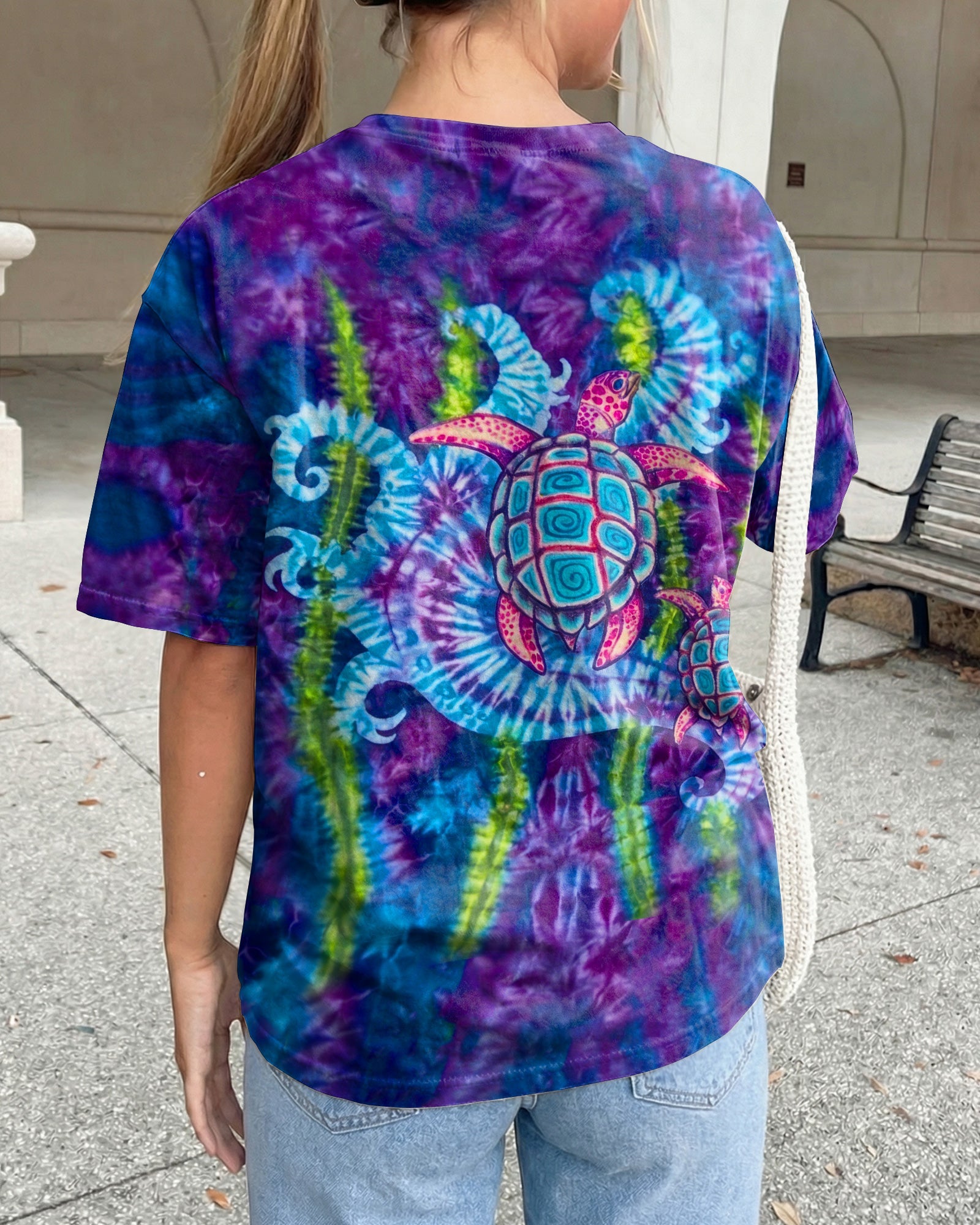 SEA TURTLE ALL OVER PRINT  - TLHN1504262