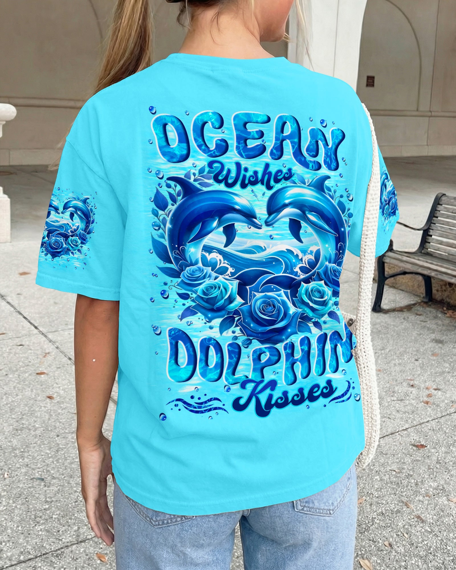 OCEAN WISHES DOLPHIN KISSES ALL OVER PRINT - TYLN2105261