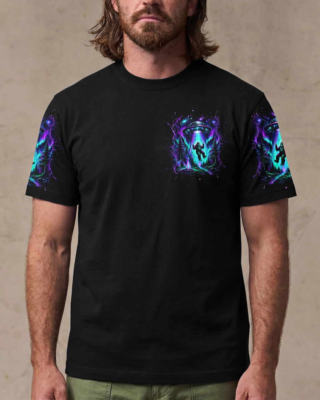 GOTTA GO VIBES ARE OFF BIGFOOT AURORA ALL OVER PRINT  - TLHG2306262