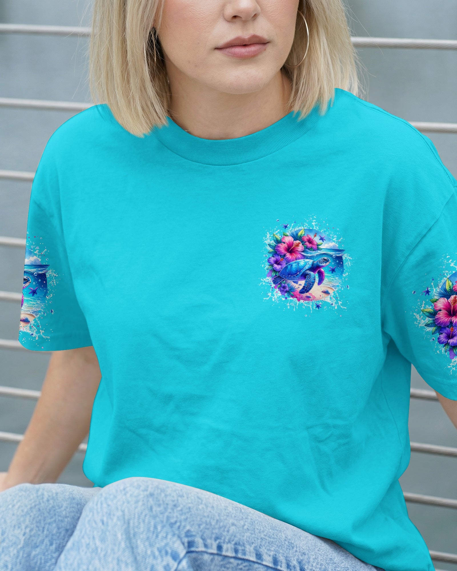 SMELL THE SEA TURTLE ALL OVER PRINT - TYPQ1506261