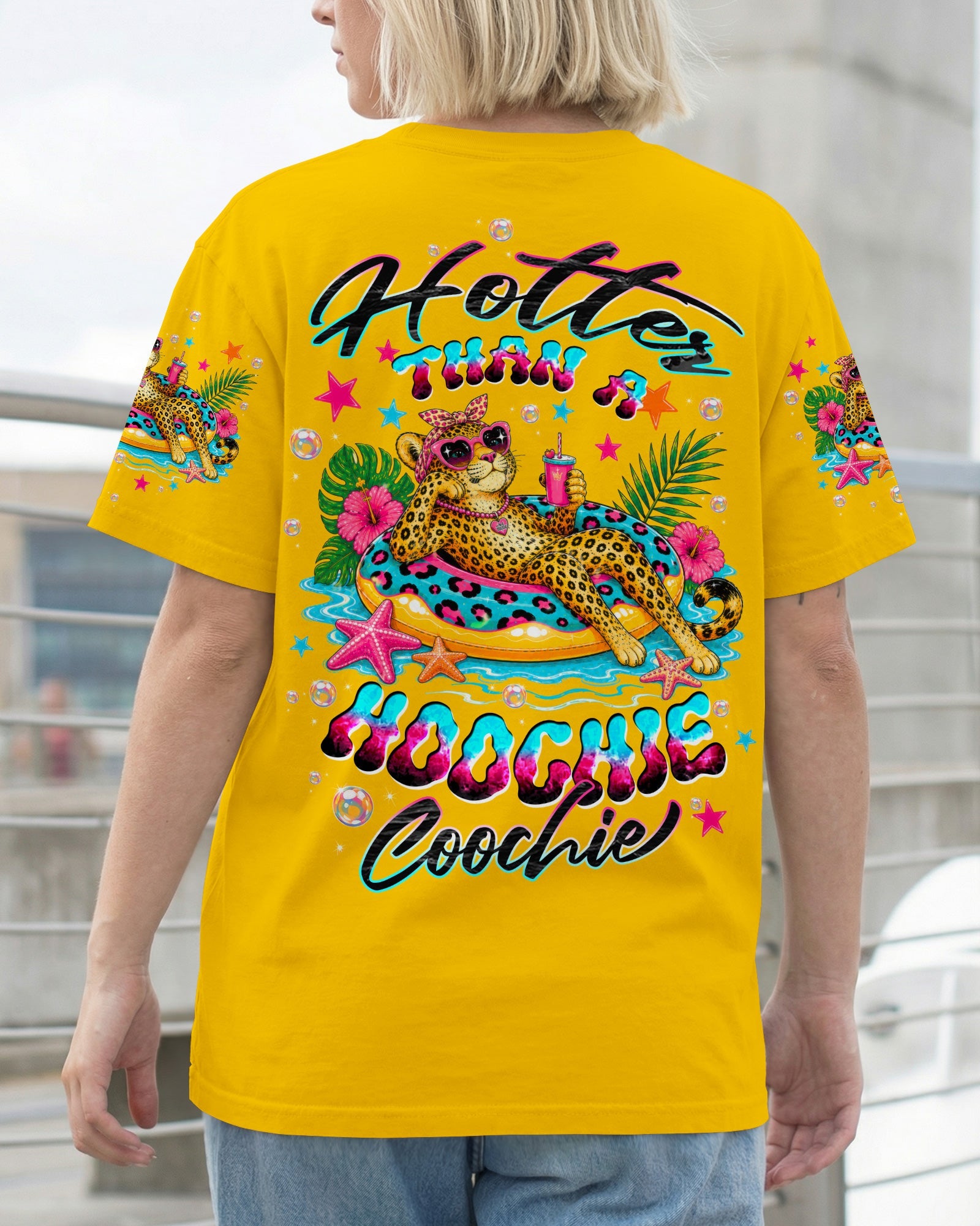 HOTTER THAN A HOOCHIE COOCHIE LEOPARD  ALL OVER PRINT  - TLTW2905264