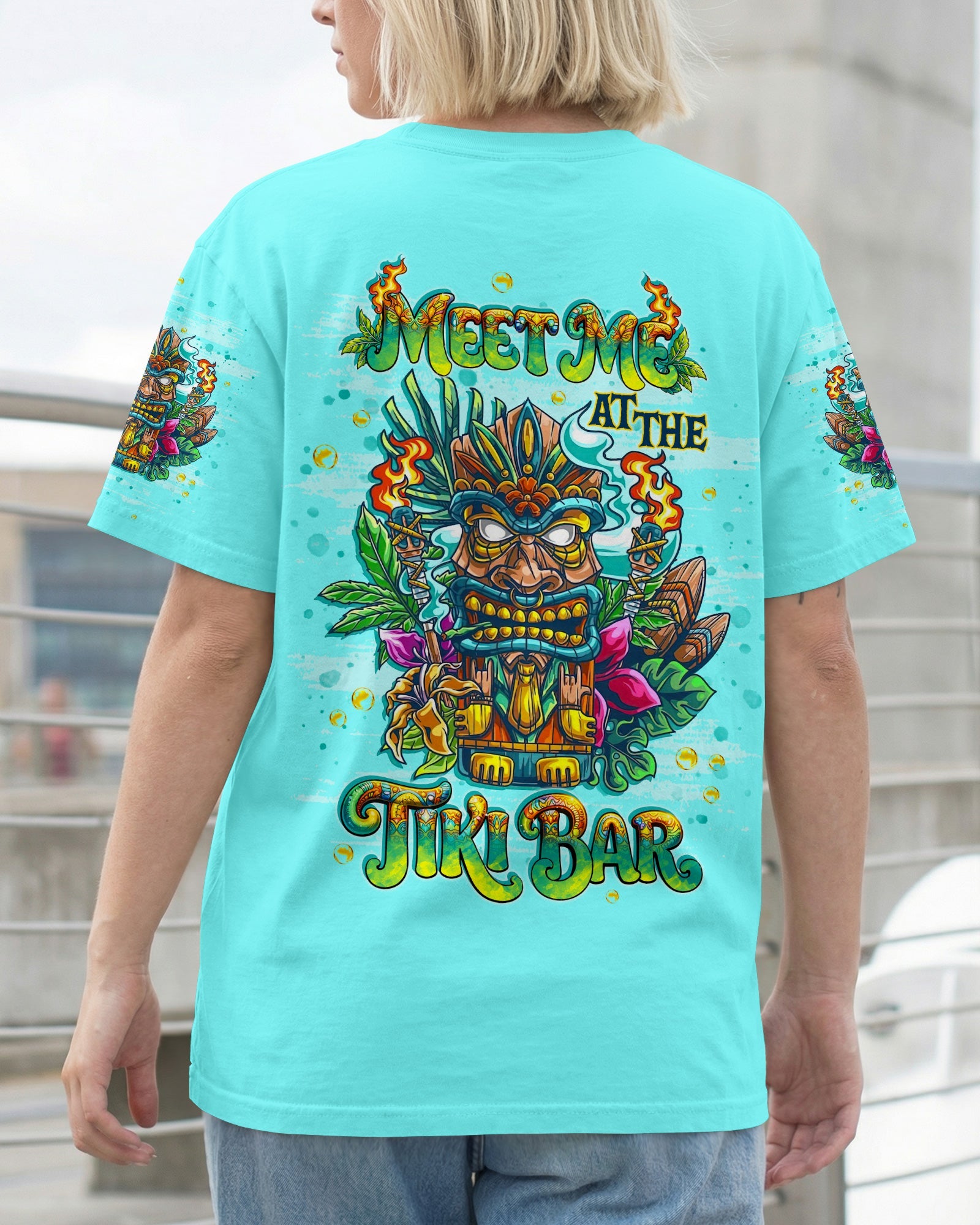 MEET ME AT THE TIKI BAR ALL OVER PRINT - TLNT0804261