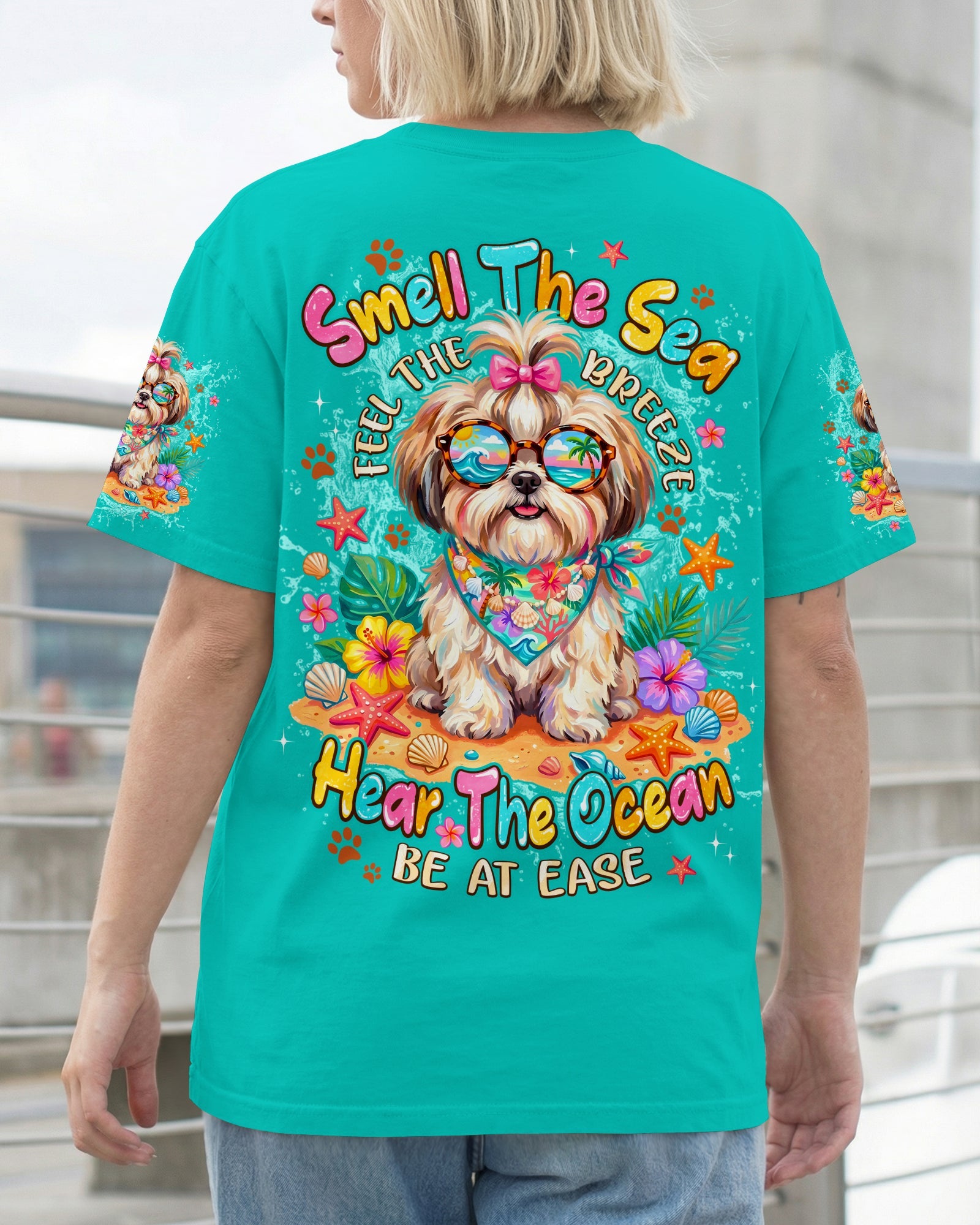 SMELL THE SEA SHIH TZU DOG ALL OVER PRINT - TYPQ2005263
