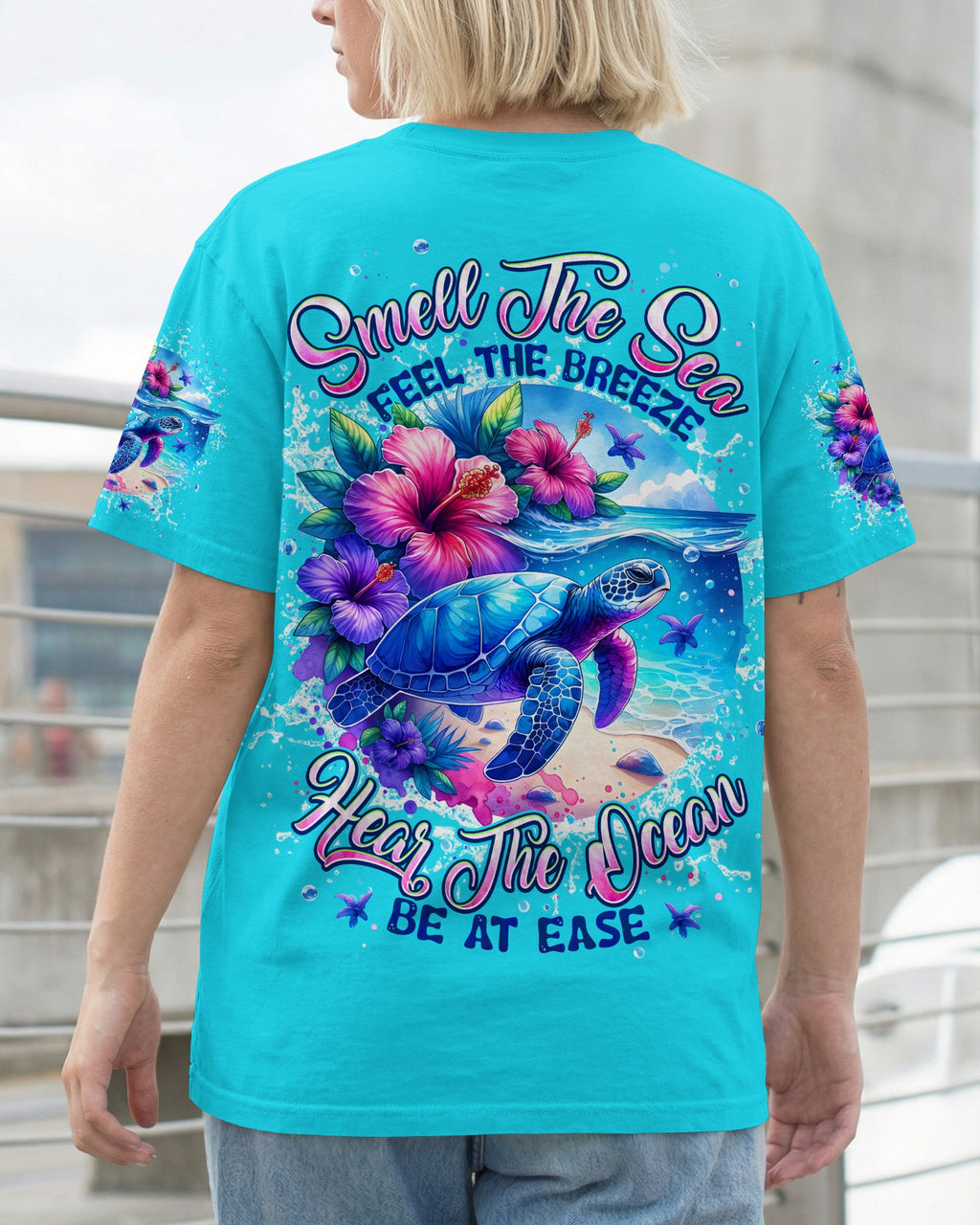 SMELL THE SEA TURTLE ALL OVER PRINT - TYPQ1506261