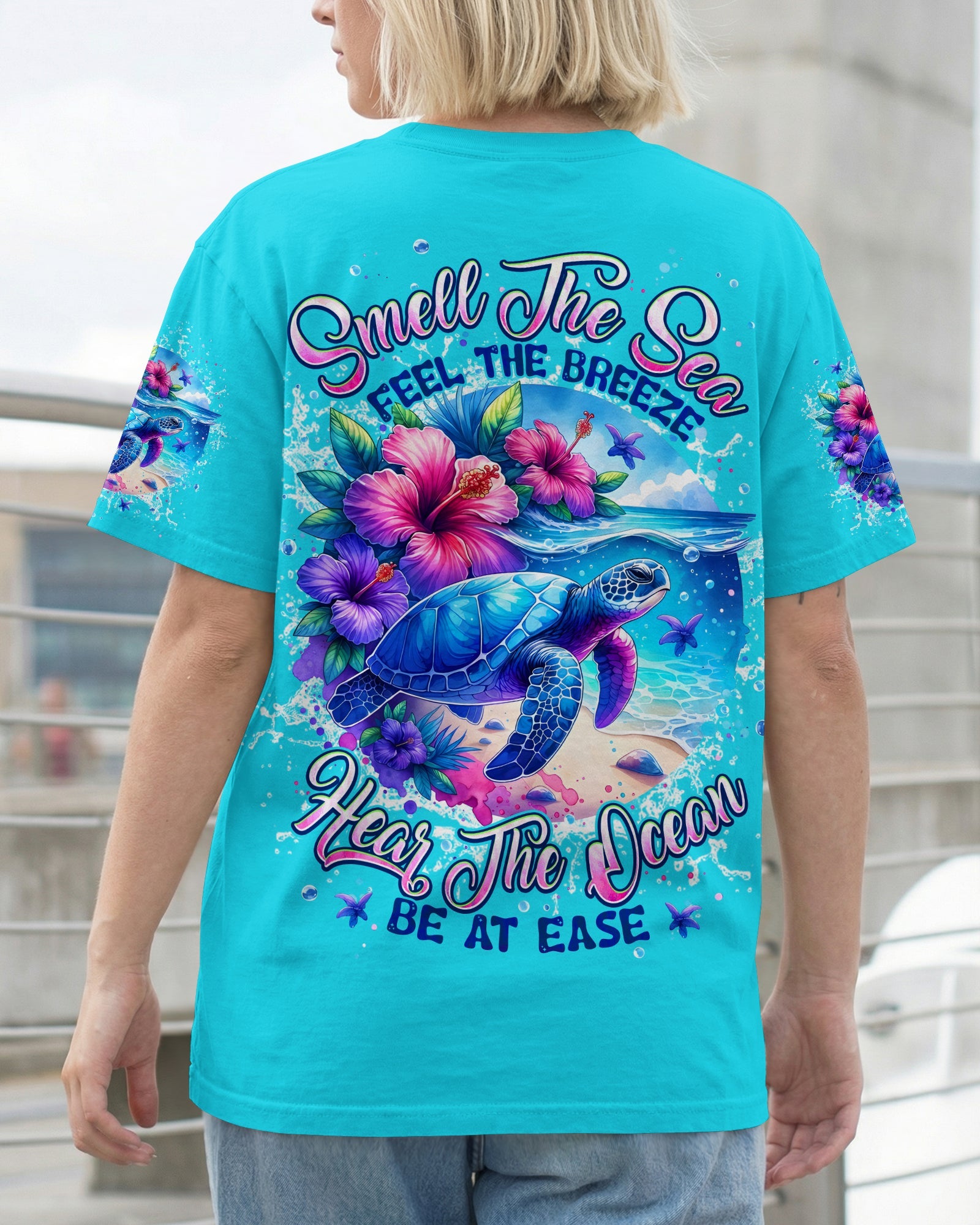 SMELL THE SEA TURTLE ALL OVER PRINT - TYPQ1506261