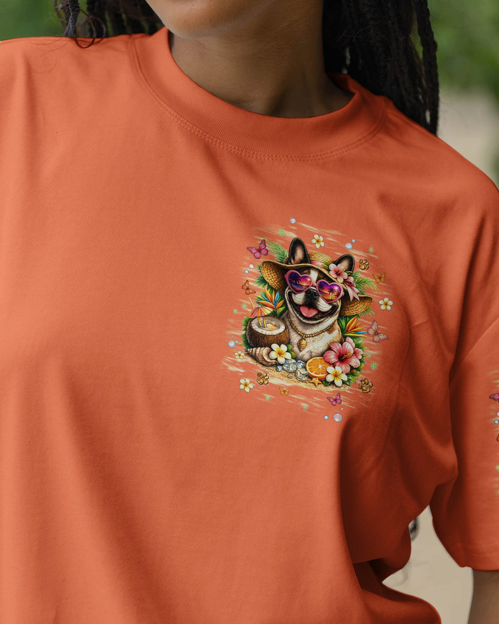 SMELL THE SEA FEEL THE BREEZE FRENCH BULLDOG ALL OVER PRINT - TLNT1106262