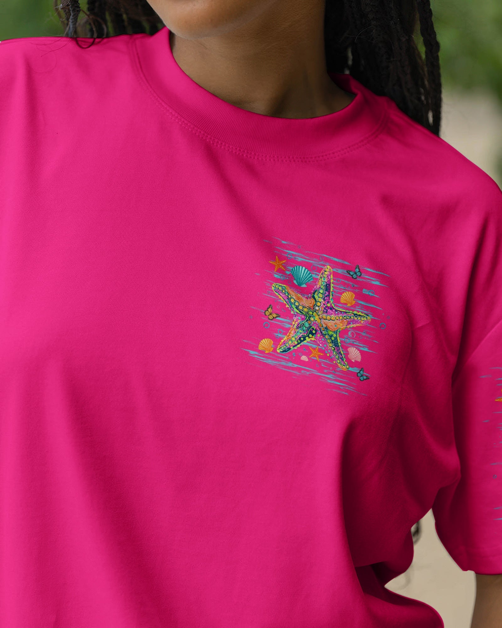 SALTY KISSES AND STARFISH WISHES ALL OVER PRINT - TLHN1307261