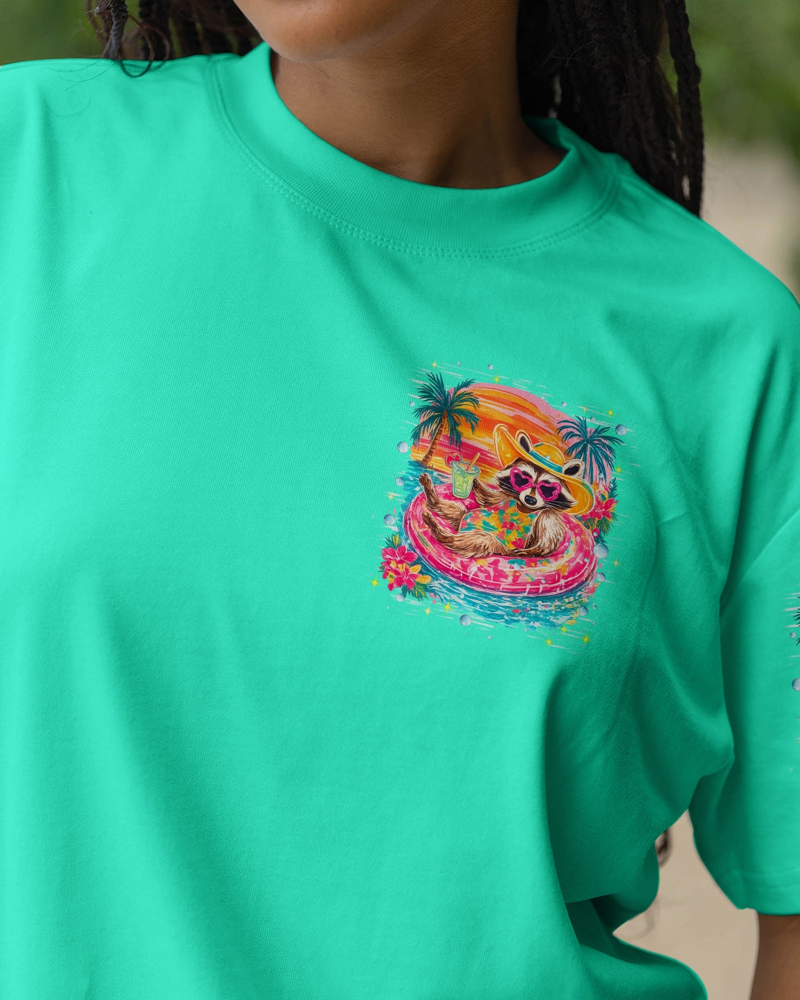 HOTTER THAN A HOOCHIE COOCHIE RACCOON ALL OVER PRINT - TLHN1905263
