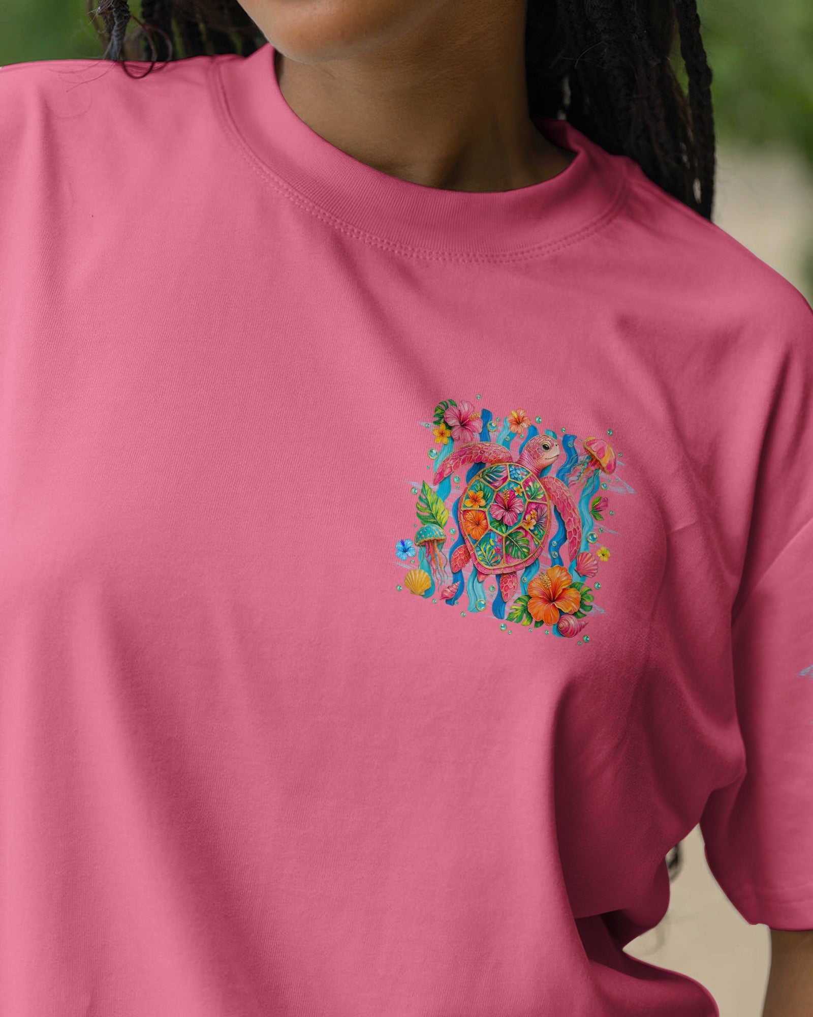 WAVES AND WONDER TURTLE ALL OVER PRINT -TYLN1506261