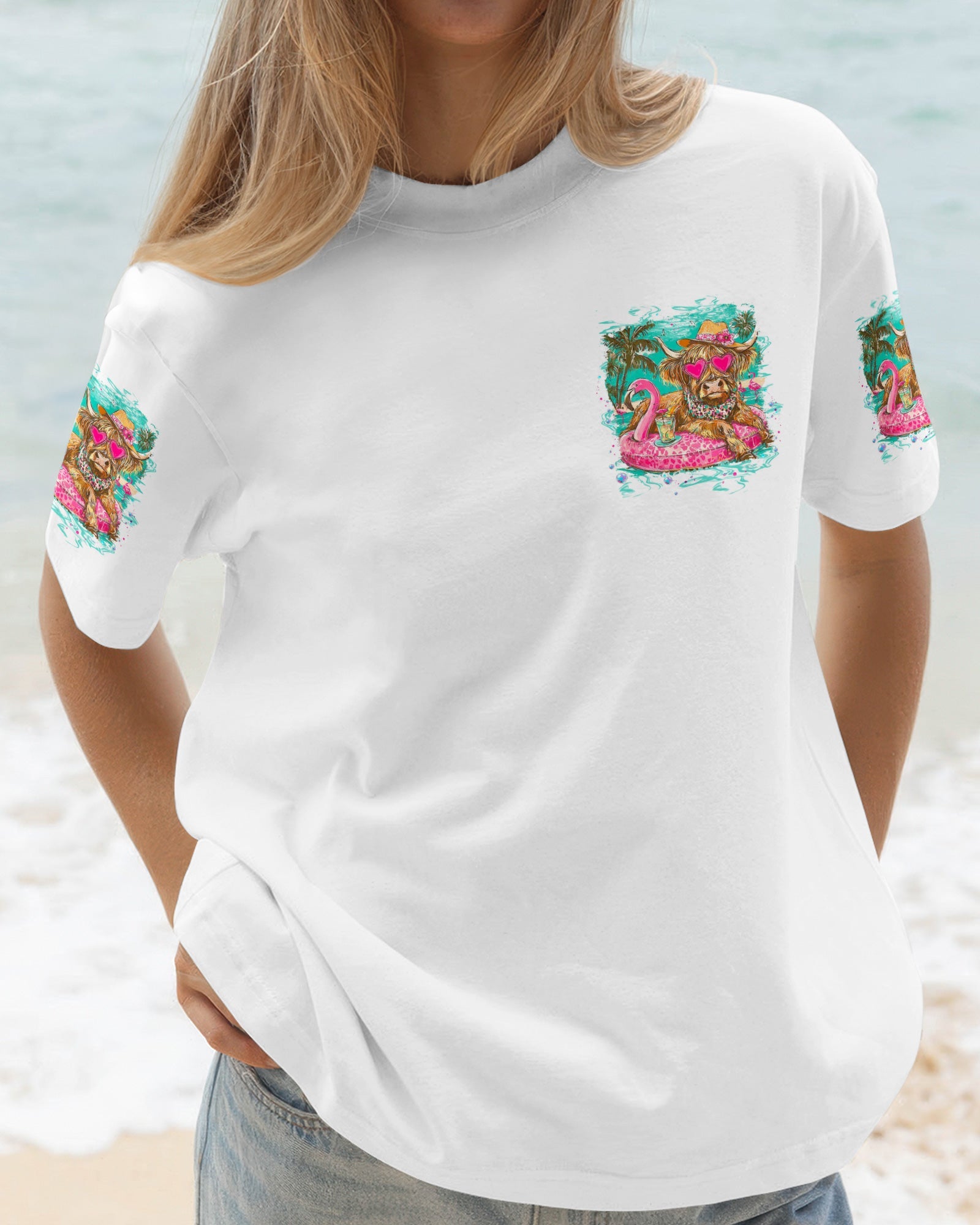 STAY SALTY HEIFERS COW BEACH ALL OVER PRINT  - TLTW1905261