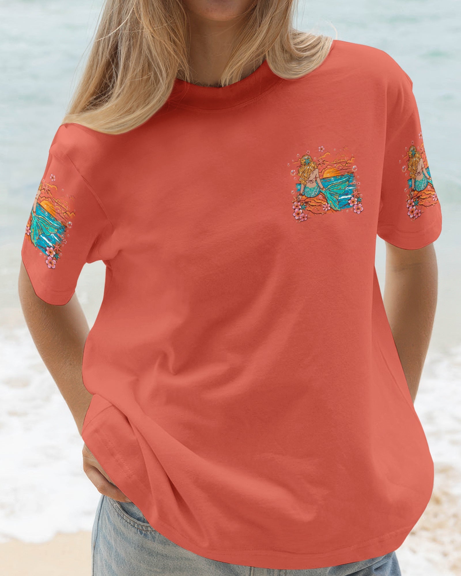 SHE IS A MERMAID ALL OVER PRINT  - TLHN2905262