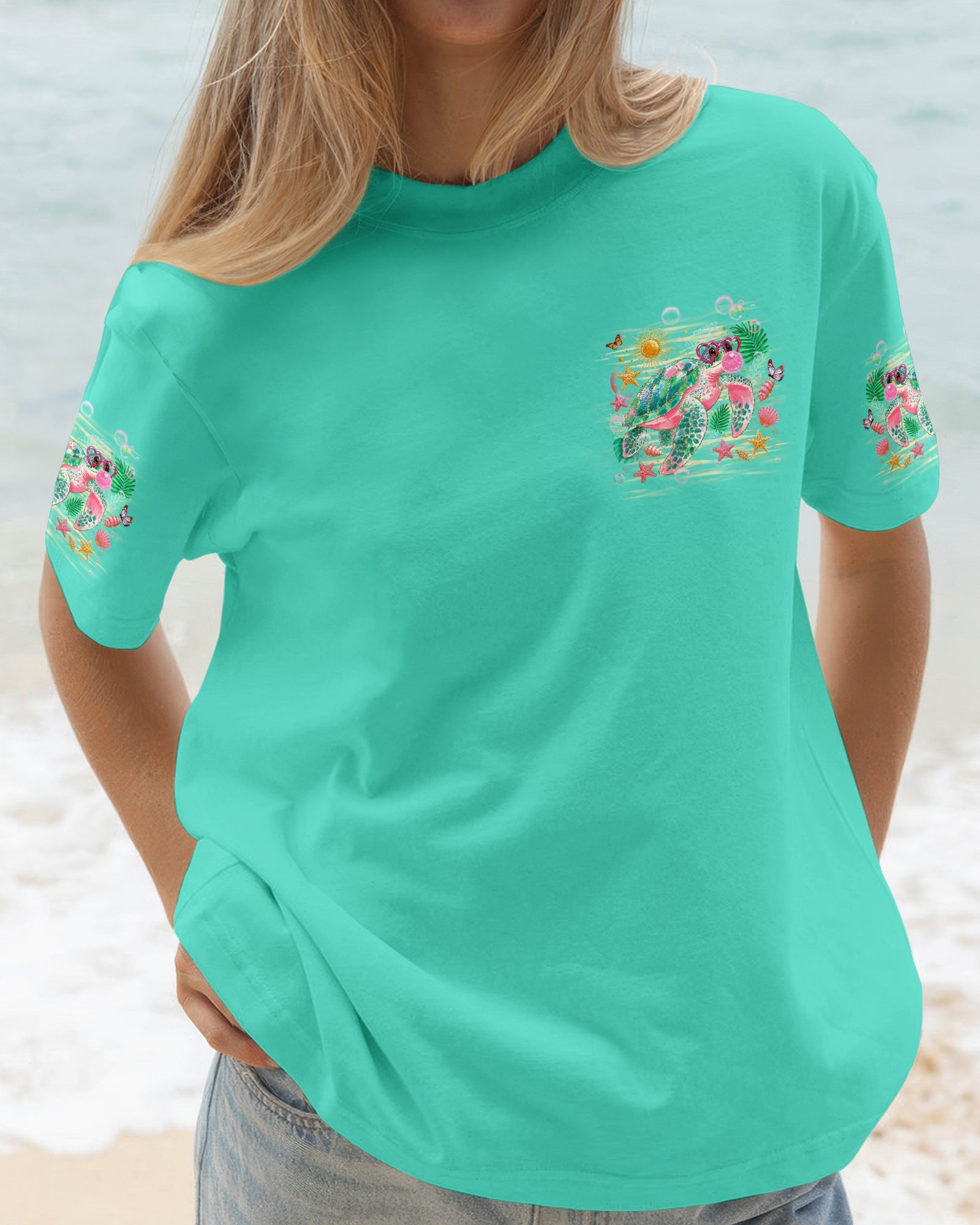 TURTLE KISSES STARFISH WISHES  ALL OVER PRINT - TLHG1007262