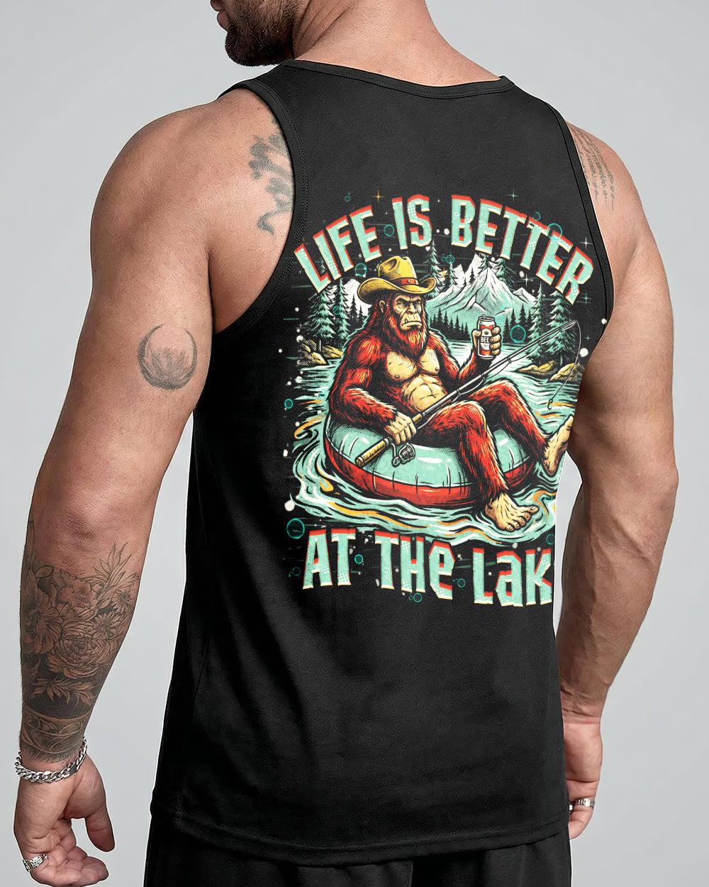 LIFE IS BETTER AT THE LAKE BIGFOOT ALL OVER PRINT   - TLHN2805263