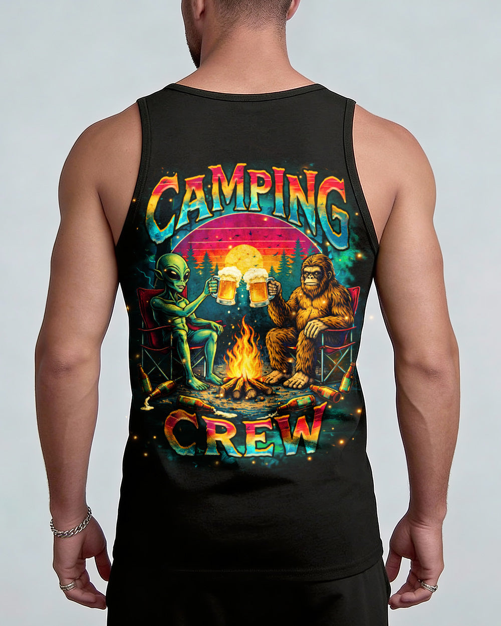 CAMPING CREW ALIEN BIGFOOT  ALL OVER PRINT - TLHN0604263