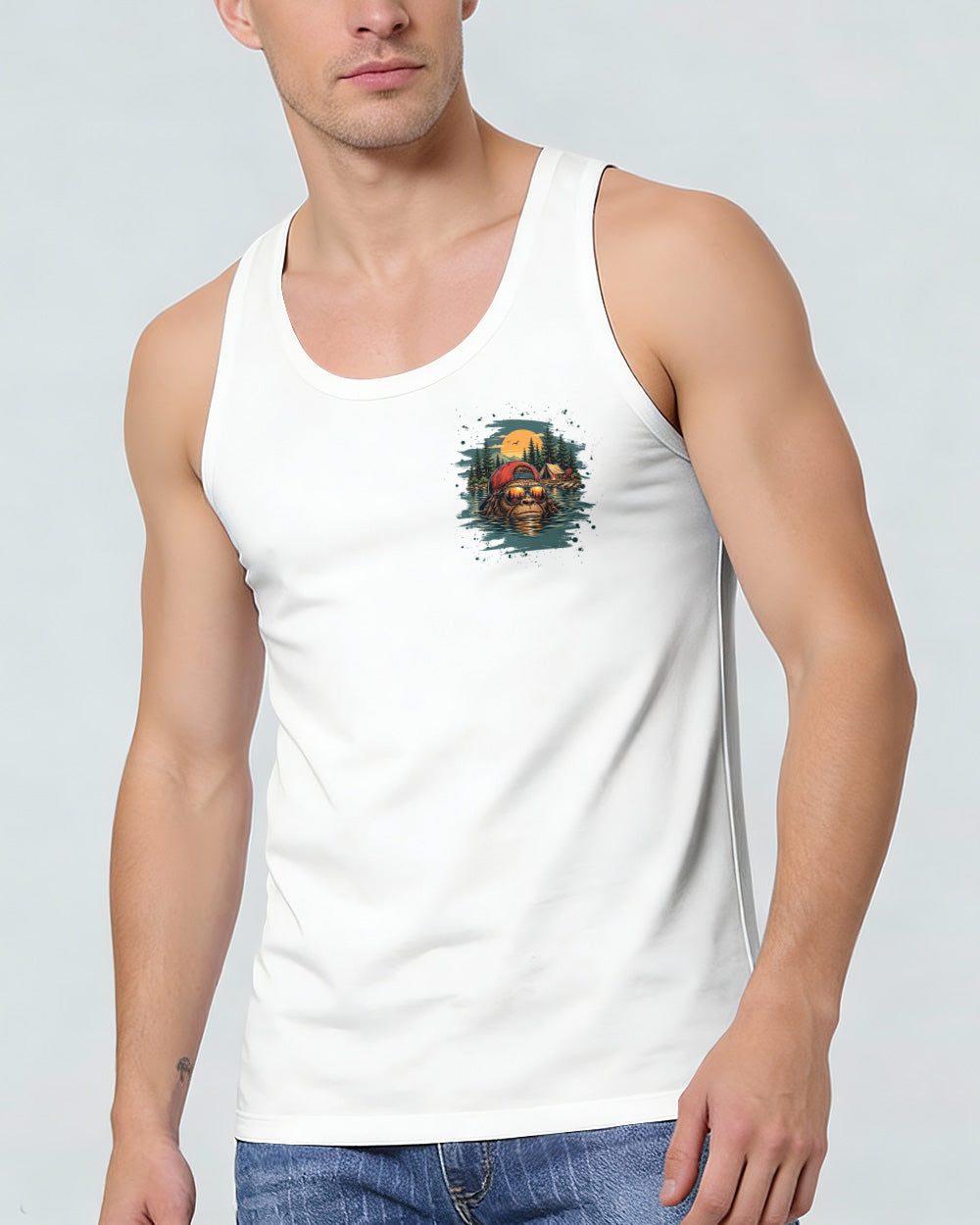 LIFE IS BETTER AT THE LAKE BIGFOOT ALL OVER PRINT   - TLHG2805263
