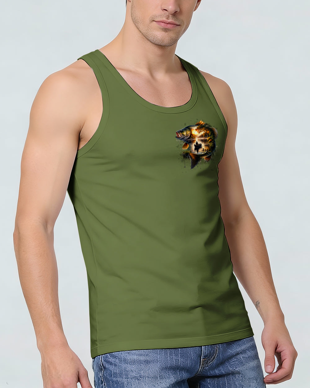IT'S LAKE TIME FISHING ALL OVER PRINT - TLTW1305263