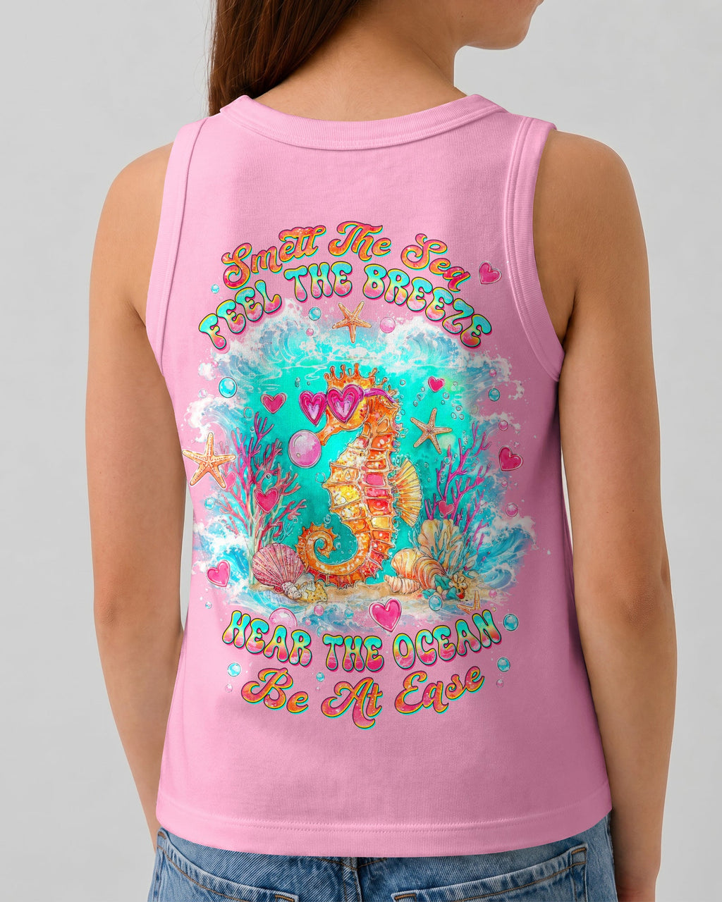 SMELL THE SEA FEEL THE BREEZE SEAHORSE KIDS ALL OVER PRINT - TLTW0806263