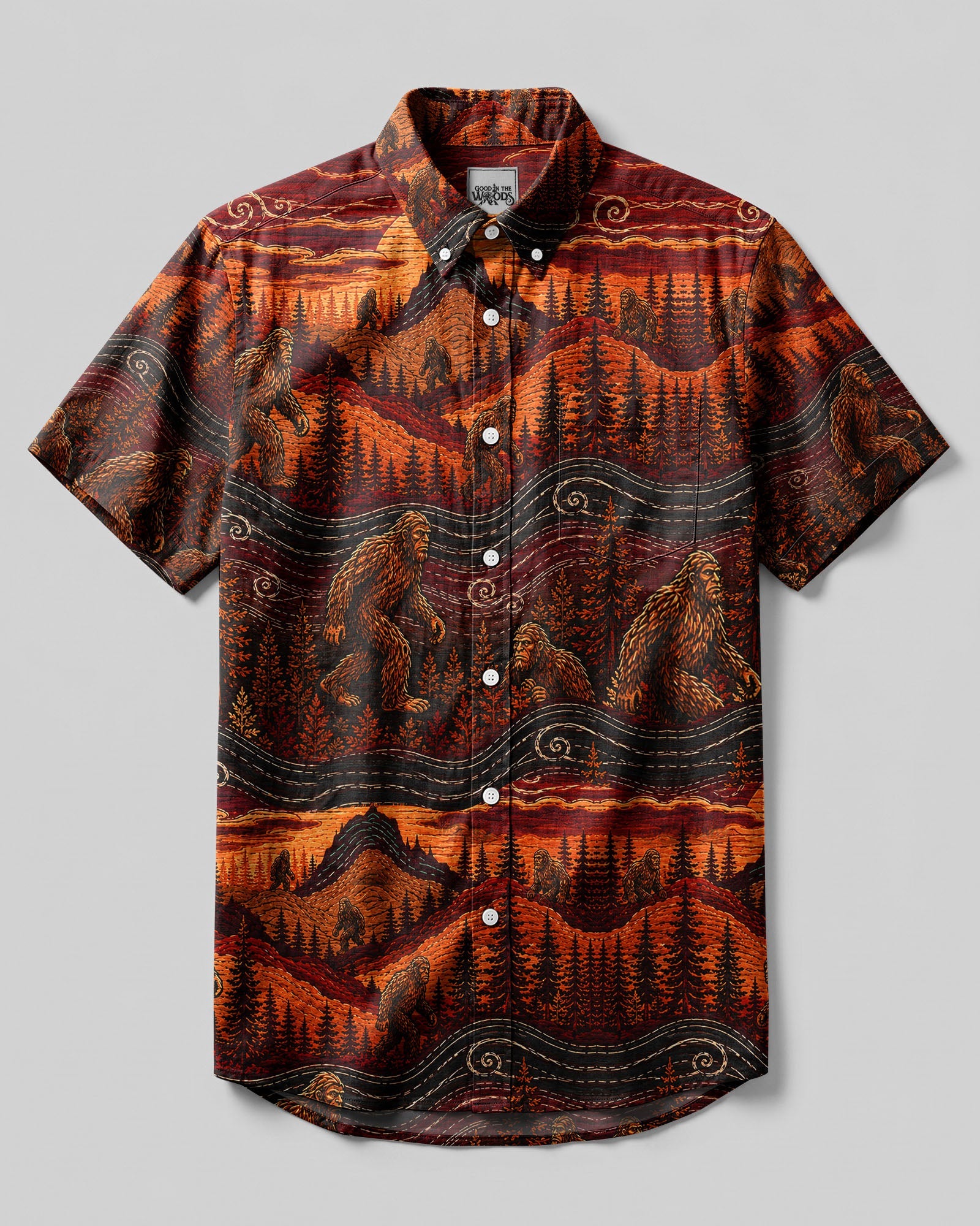 BIGFOOT MOUNTAIN VINTAGE BUTTON-DOWN COLLAR SHIRT  - TLHN0206262