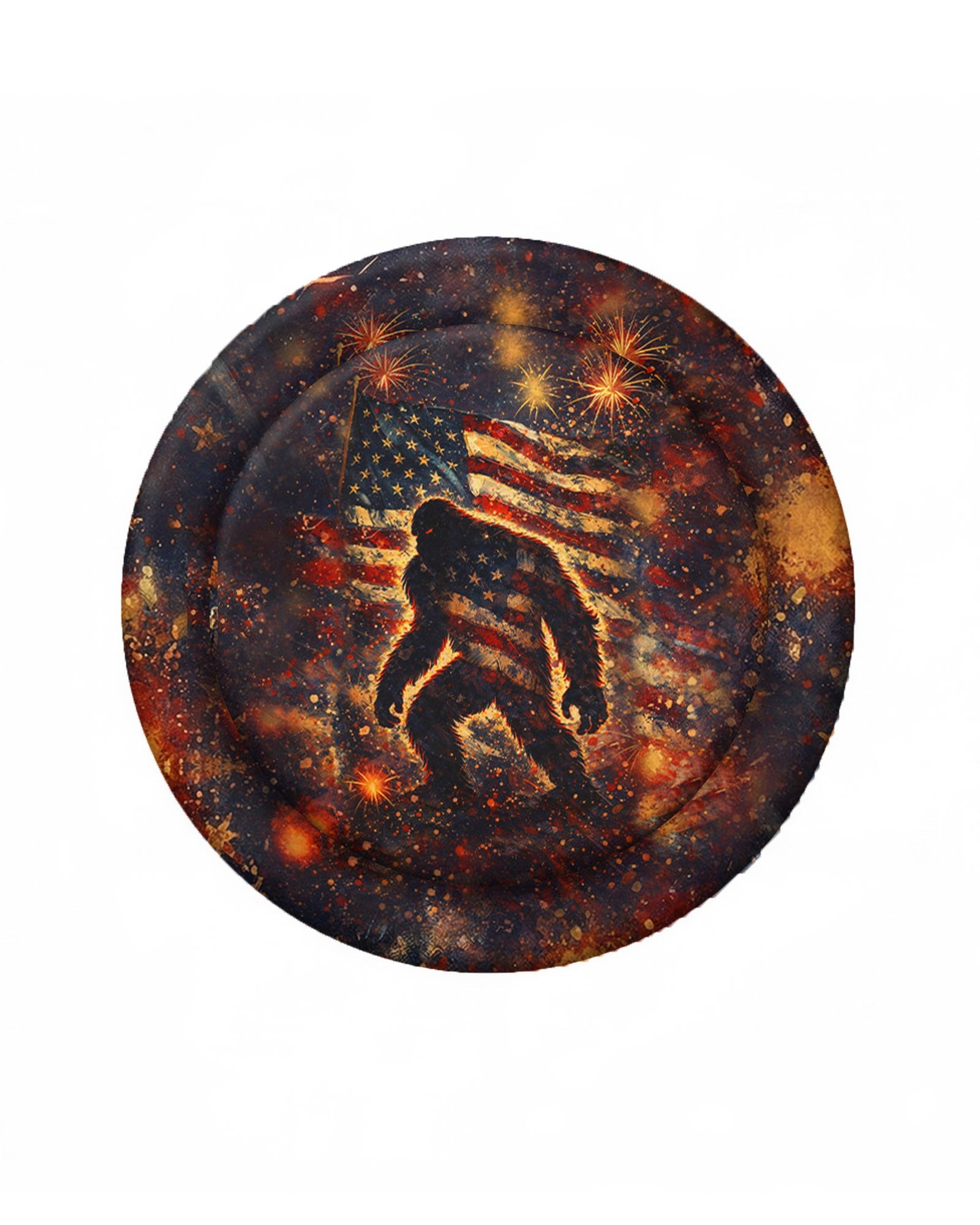 BIGFOOT STARS AND STRIPES GRUNGE ART MAGSAFE PHONE GRIP  - TLHN2004264