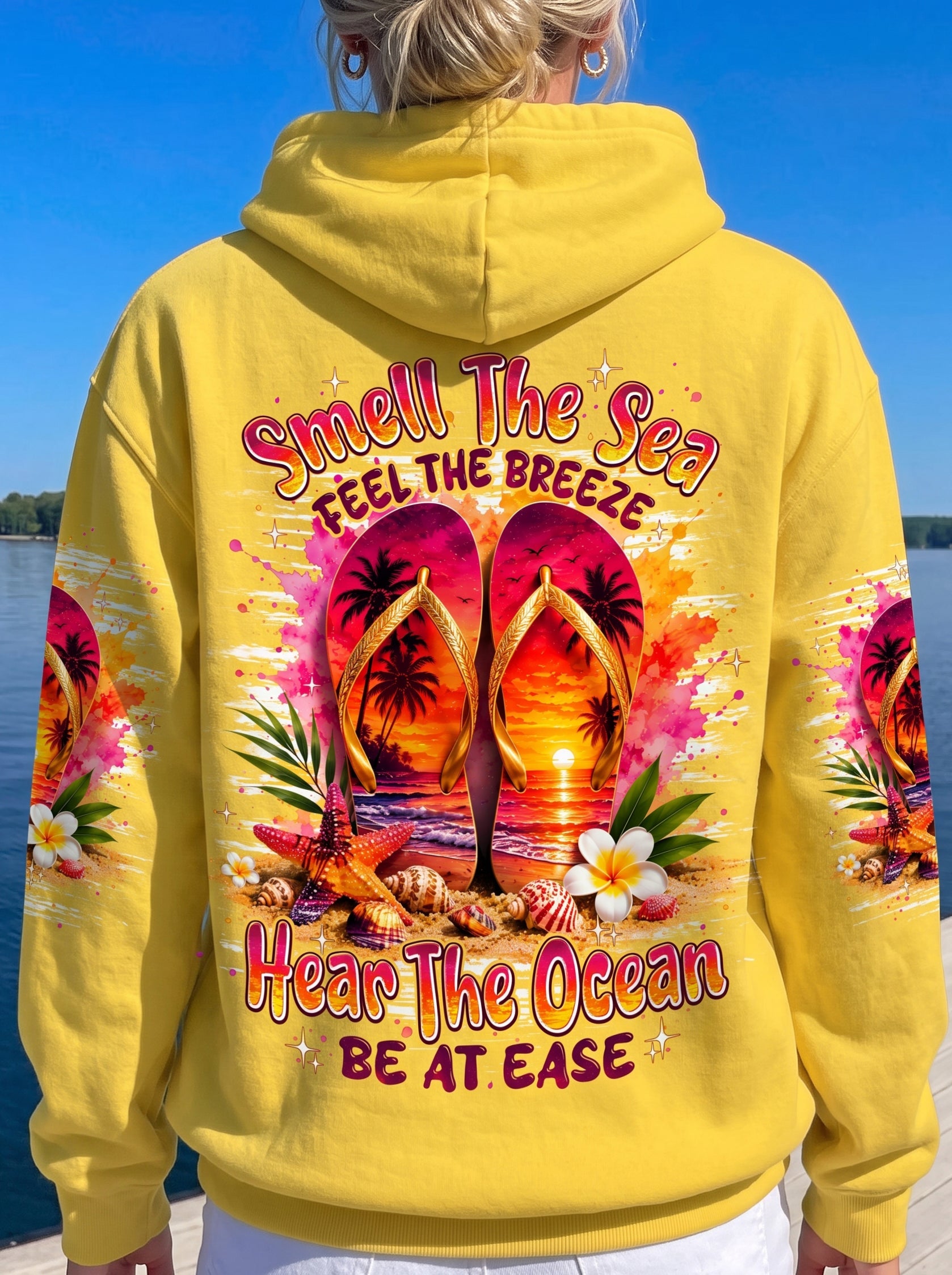 SMELL THE SEA FEEL THE BREEZE FLIP FLOPS ALL OVER PRINT - TYPQ0207262