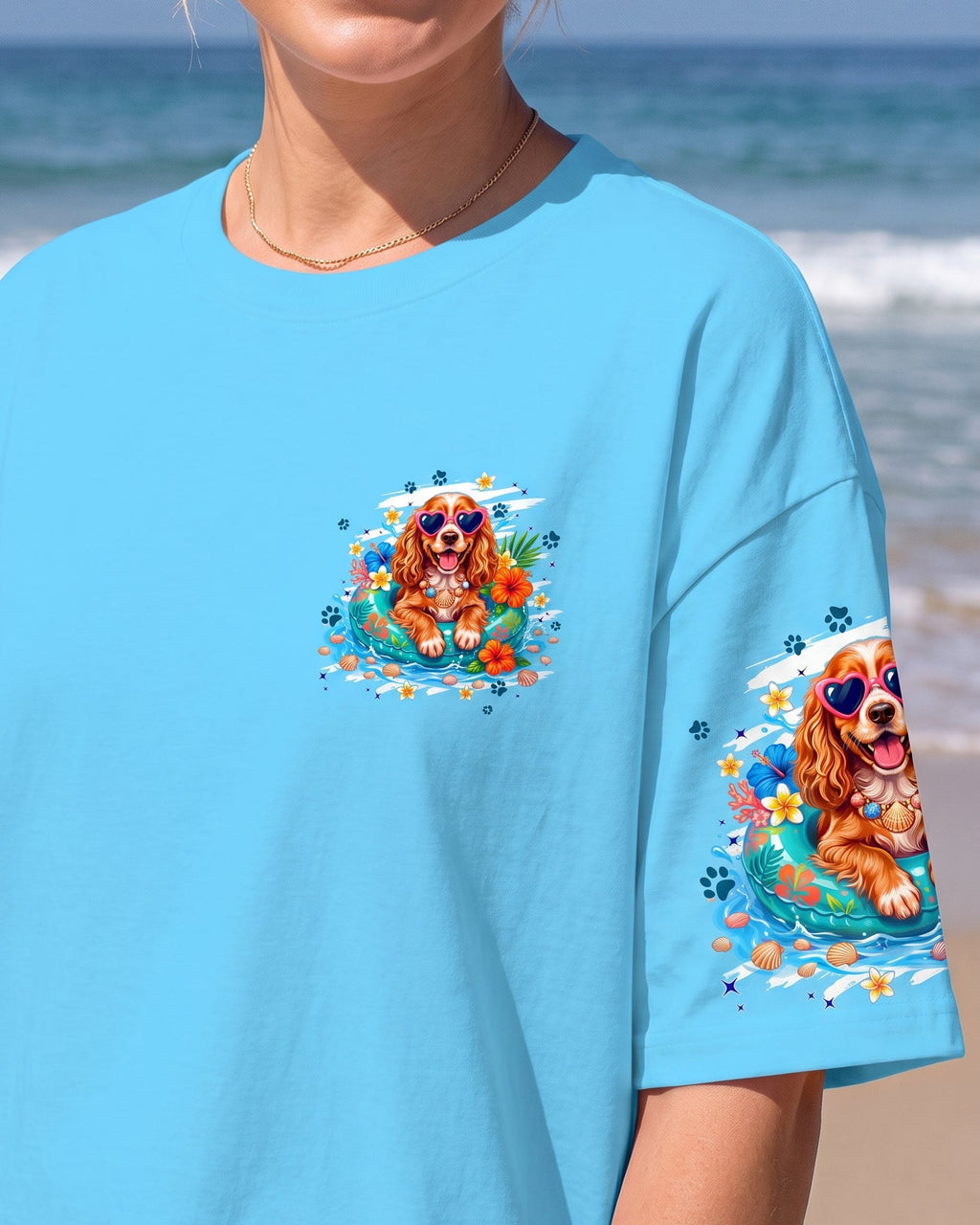 SMELL THE SEA COCKER SPANIEL DOG ALL OVER PRINT - TYPQ0607263