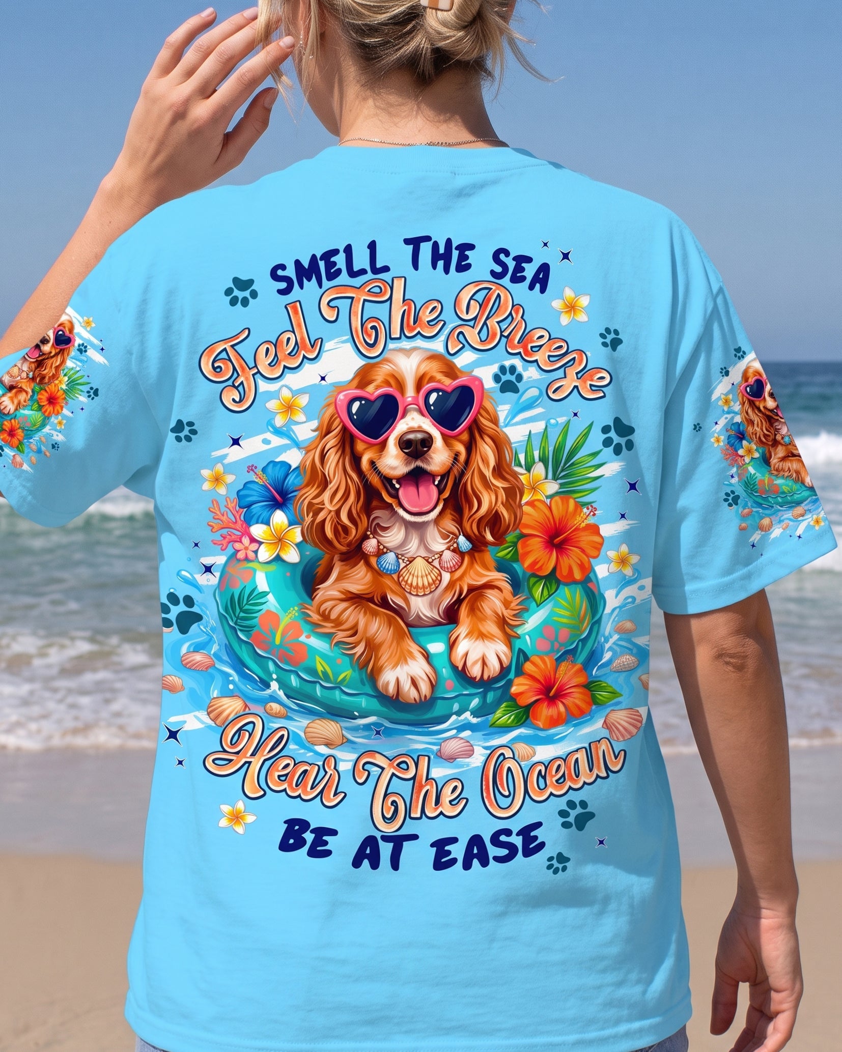 SMELL THE SEA COCKER SPANIEL DOG ALL OVER PRINT - TYPQ0607263