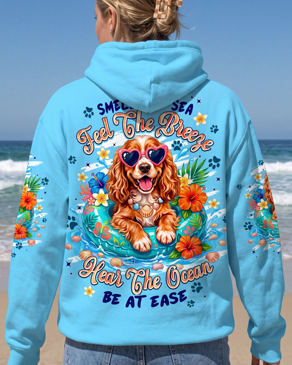 SMELL THE SEA COCKER SPANIEL DOG ALL OVER PRINT - TYPQ0607263