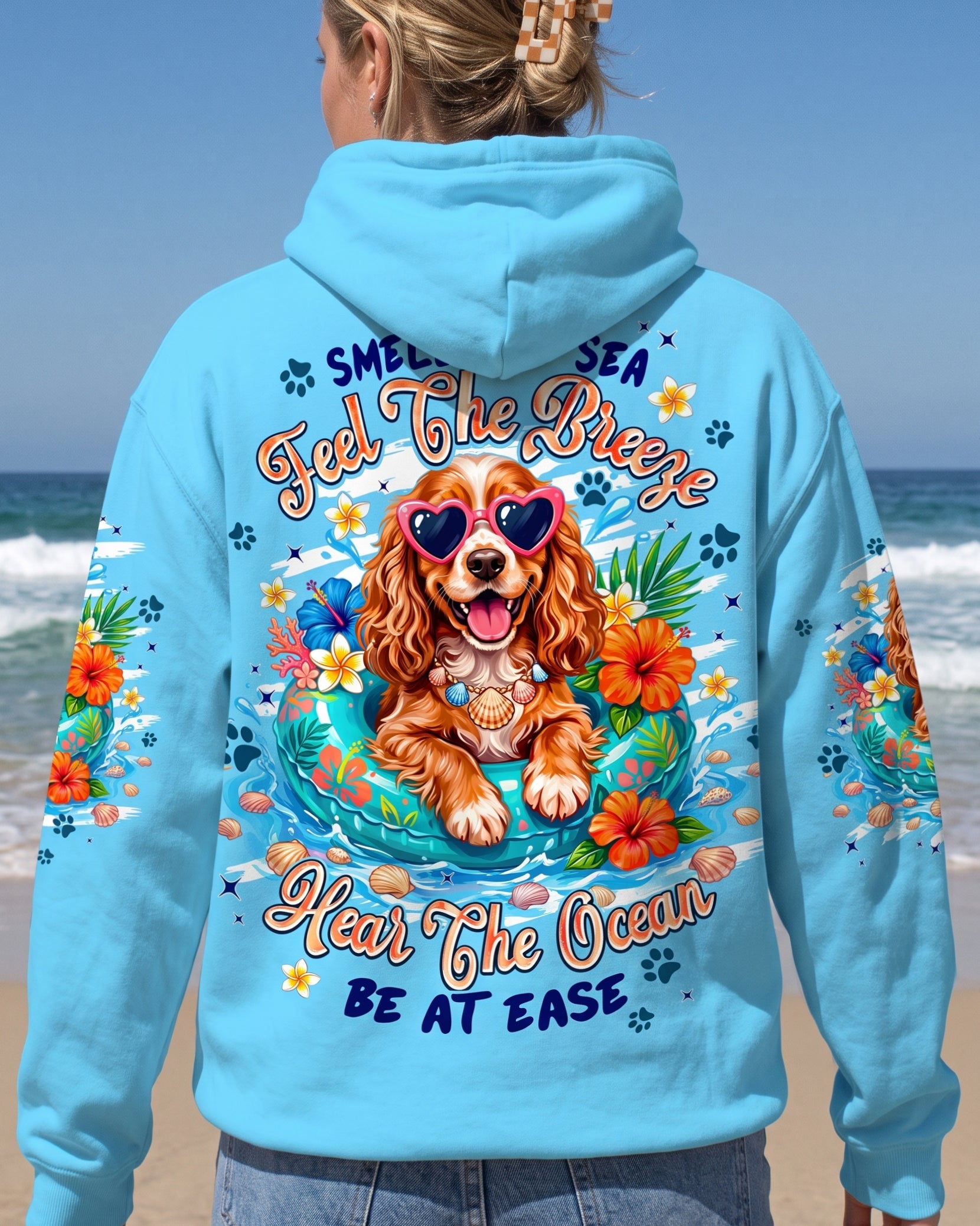 SMELL THE SEA COCKER SPANIEL DOG ALL OVER PRINT - TYPQ0607263
