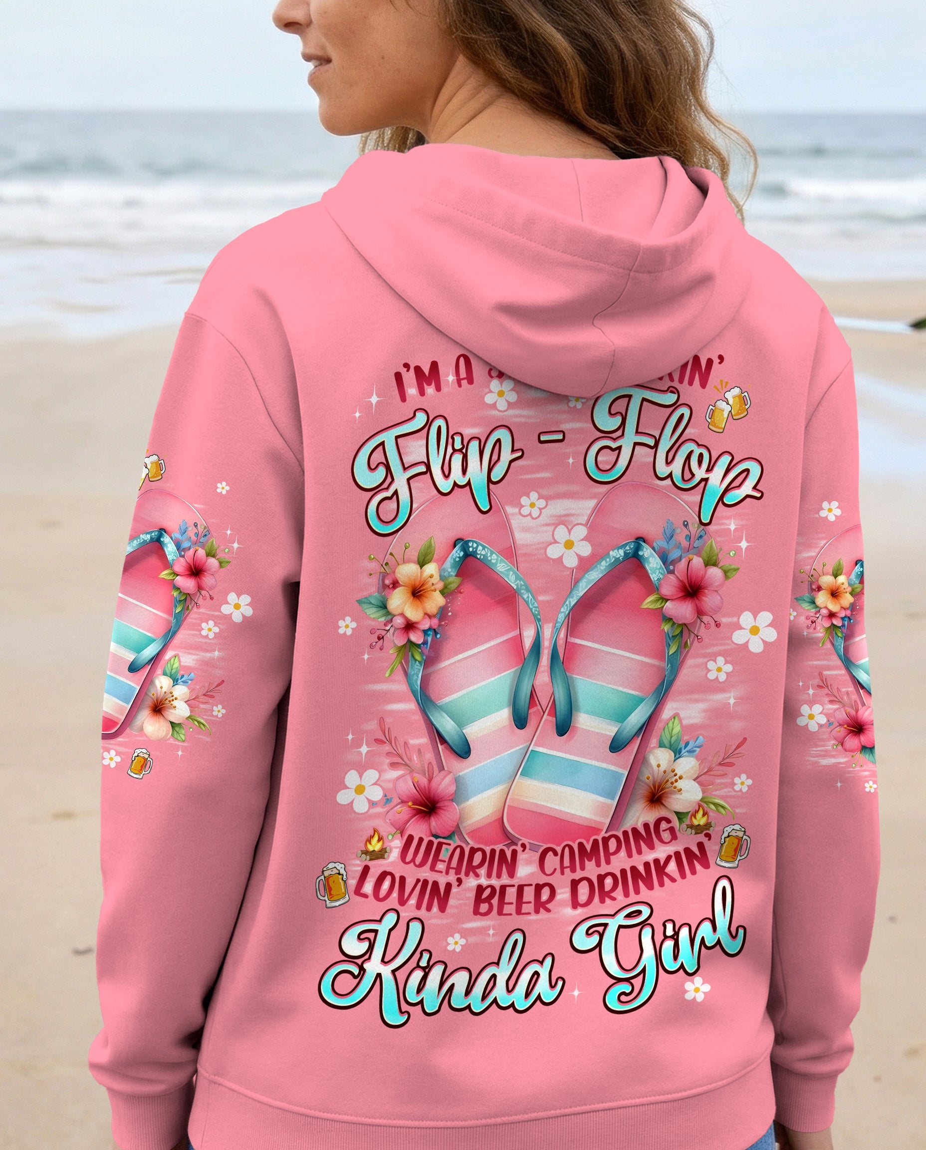 KINDA GIRL FLIP FLOPS ALL OVER PRINT - TYPQ0804261