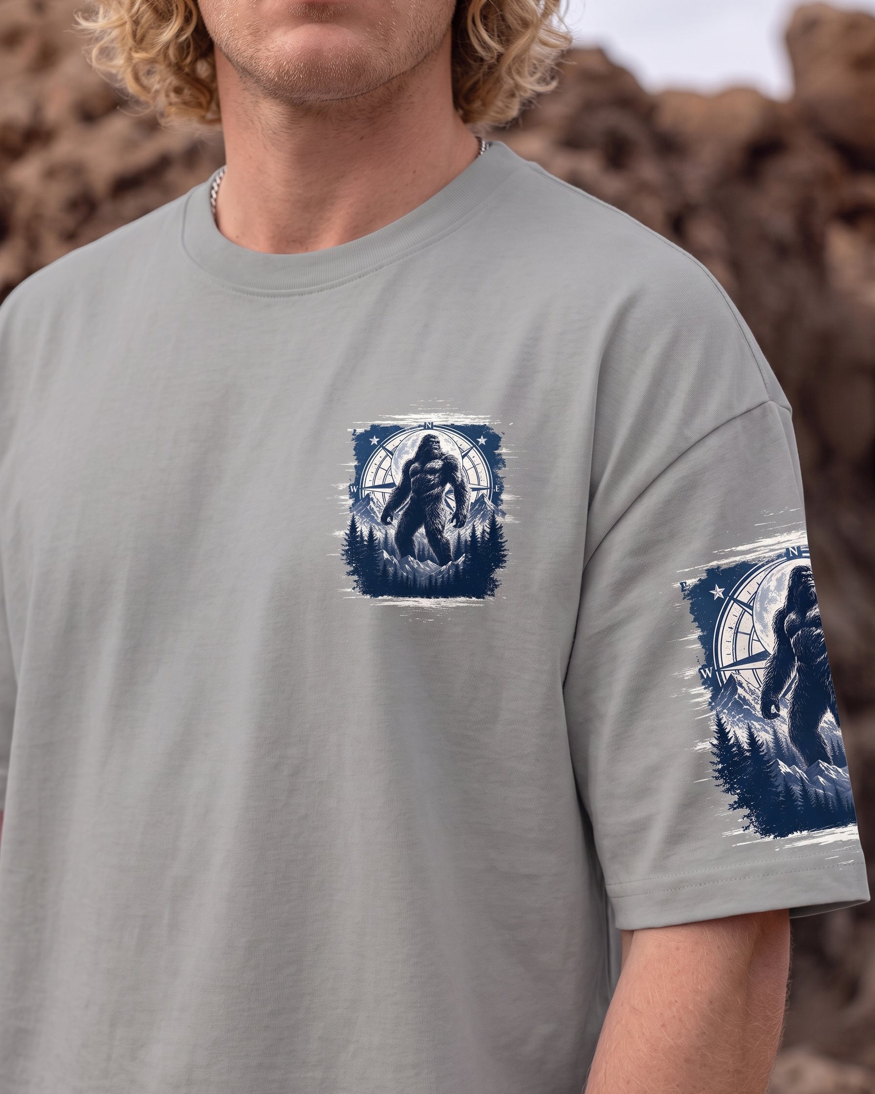 NOT ALL WHO WANDER ARE LOST BIGFOOT ALL OVER PRINT - TYPQ0907261