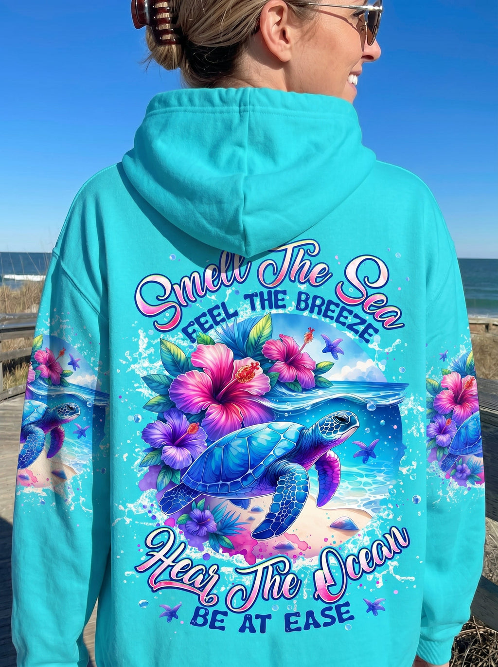 SMELL THE SEA TURTLE ALL OVER PRINT - TYPQ1506261