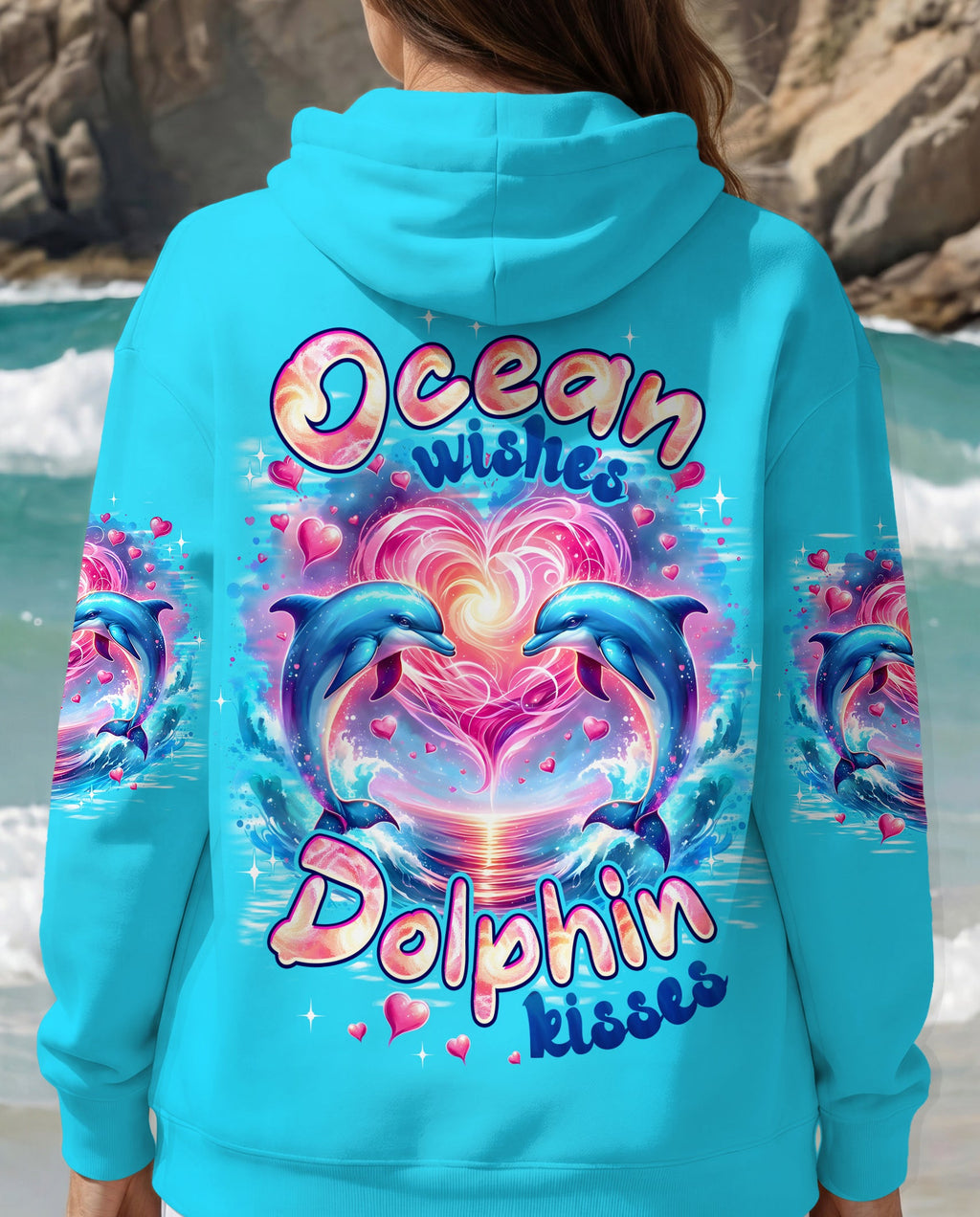 OCEAN WISHES DOLPHIN KISSES ALL OVER PRINT - TYPQ1605262