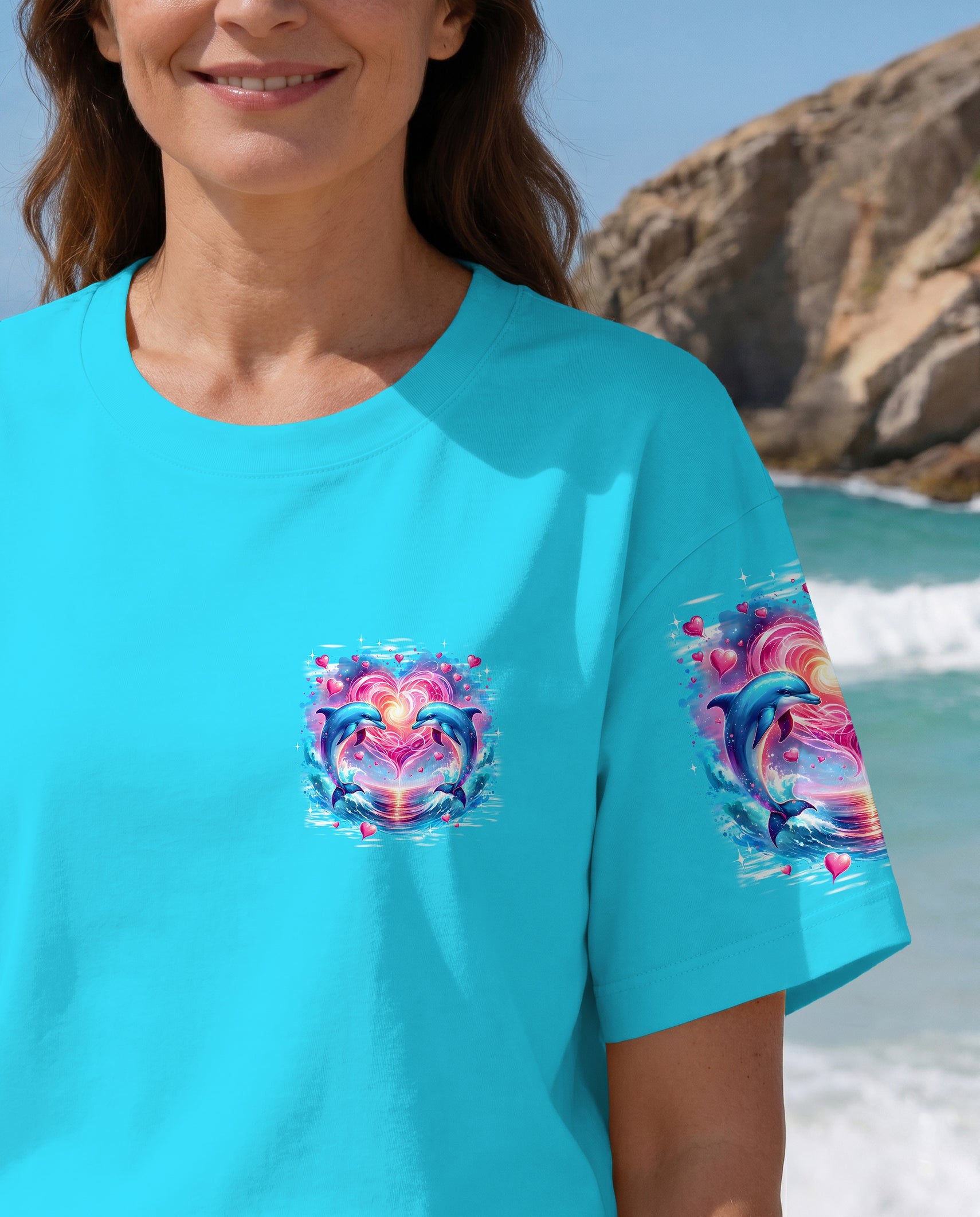 OCEAN WISHES DOLPHIN KISSES ALL OVER PRINT - TYPQ1605262