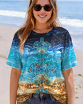 SEA TURTLE BLUE ALL OVER PRINT - TYPQ1704263