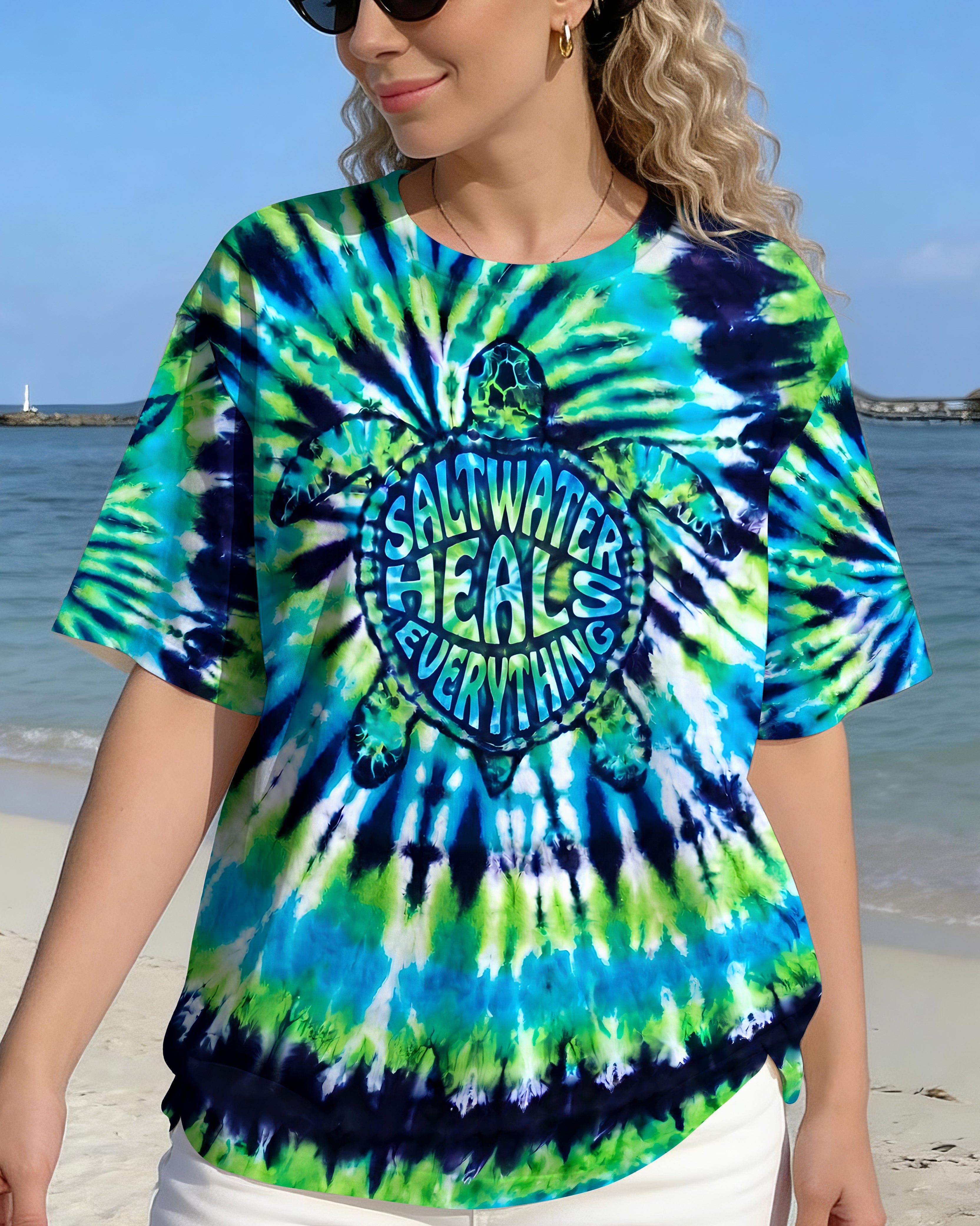 SALTWATER HEALS EVERYTHING TURTLE ALL OVER PRINT - TYPQ1905261