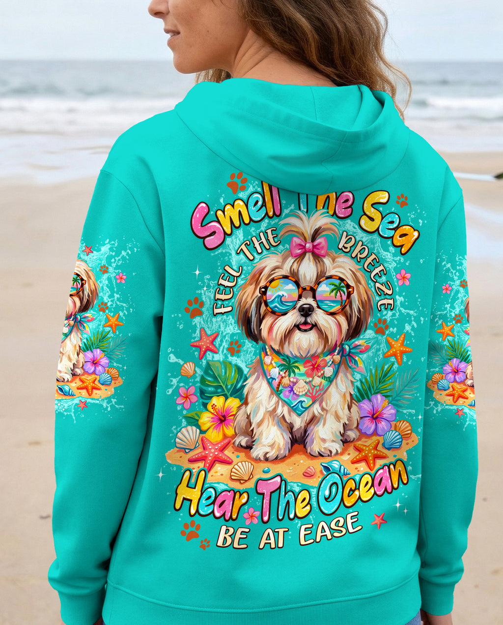 SMELL THE SEA SHIH TZU DOG ALL OVER PRINT - TYPQ2005263