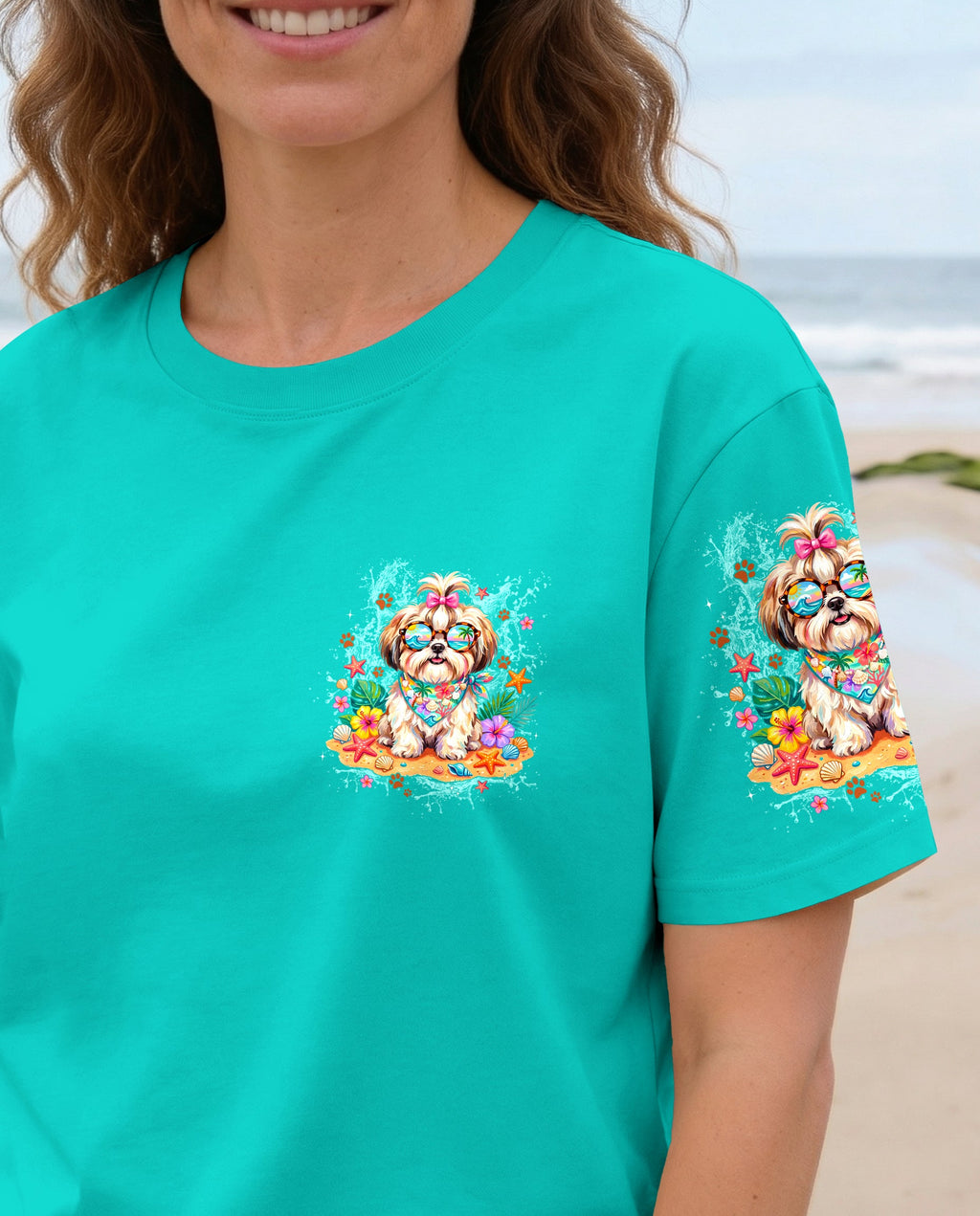 SMELL THE SEA SHIH TZU DOG ALL OVER PRINT - TYPQ2005263