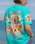 I WAS MADE FOR SUNNY DAYS GOLDEN RETRIEVER DOG ALL OVER PRINT - TYPQ2105263