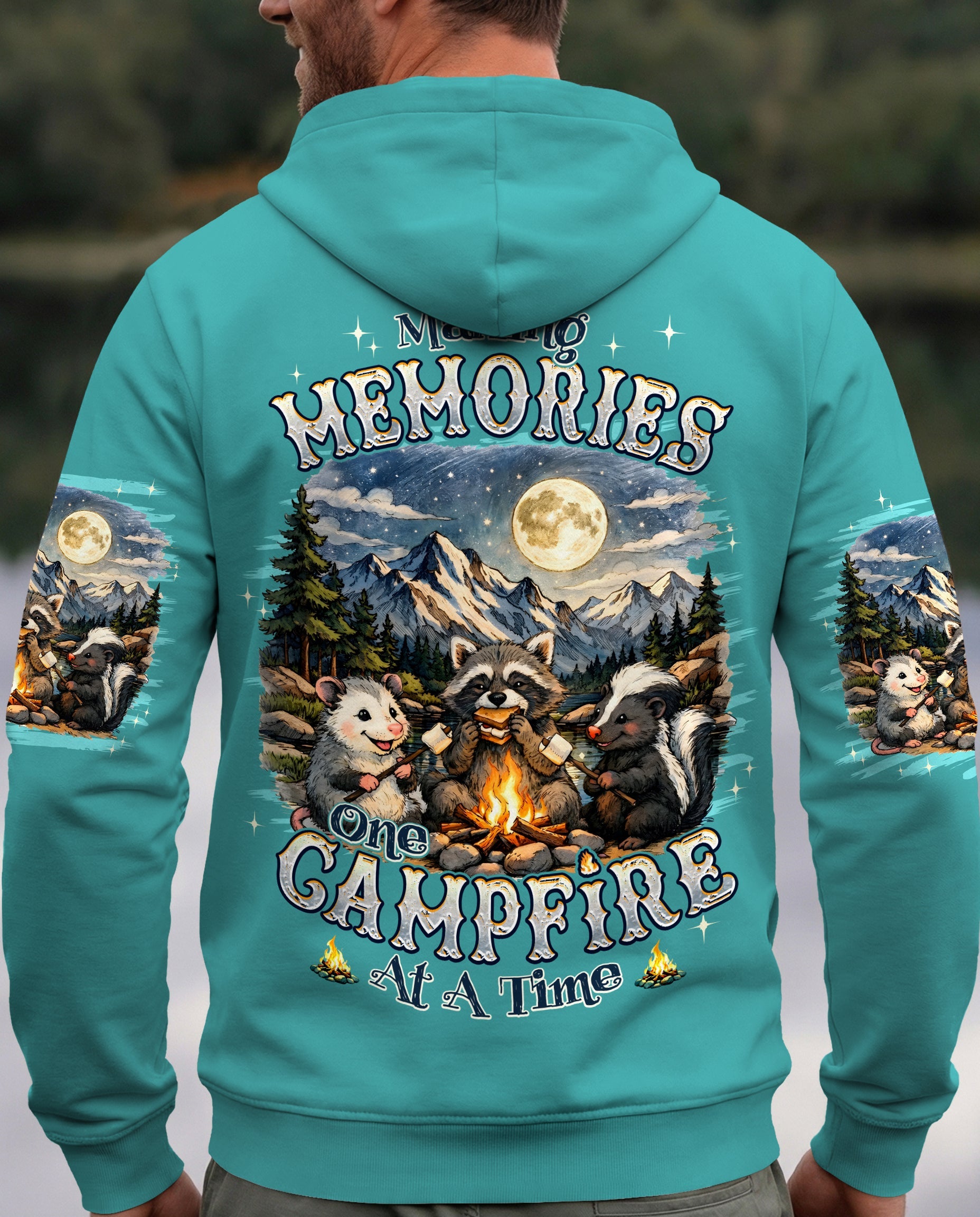 MAKING MEMORIES ONE CAMPFIRE AT A TIME ANIMALS ALL OVER PRINT - TYPQ2205261
