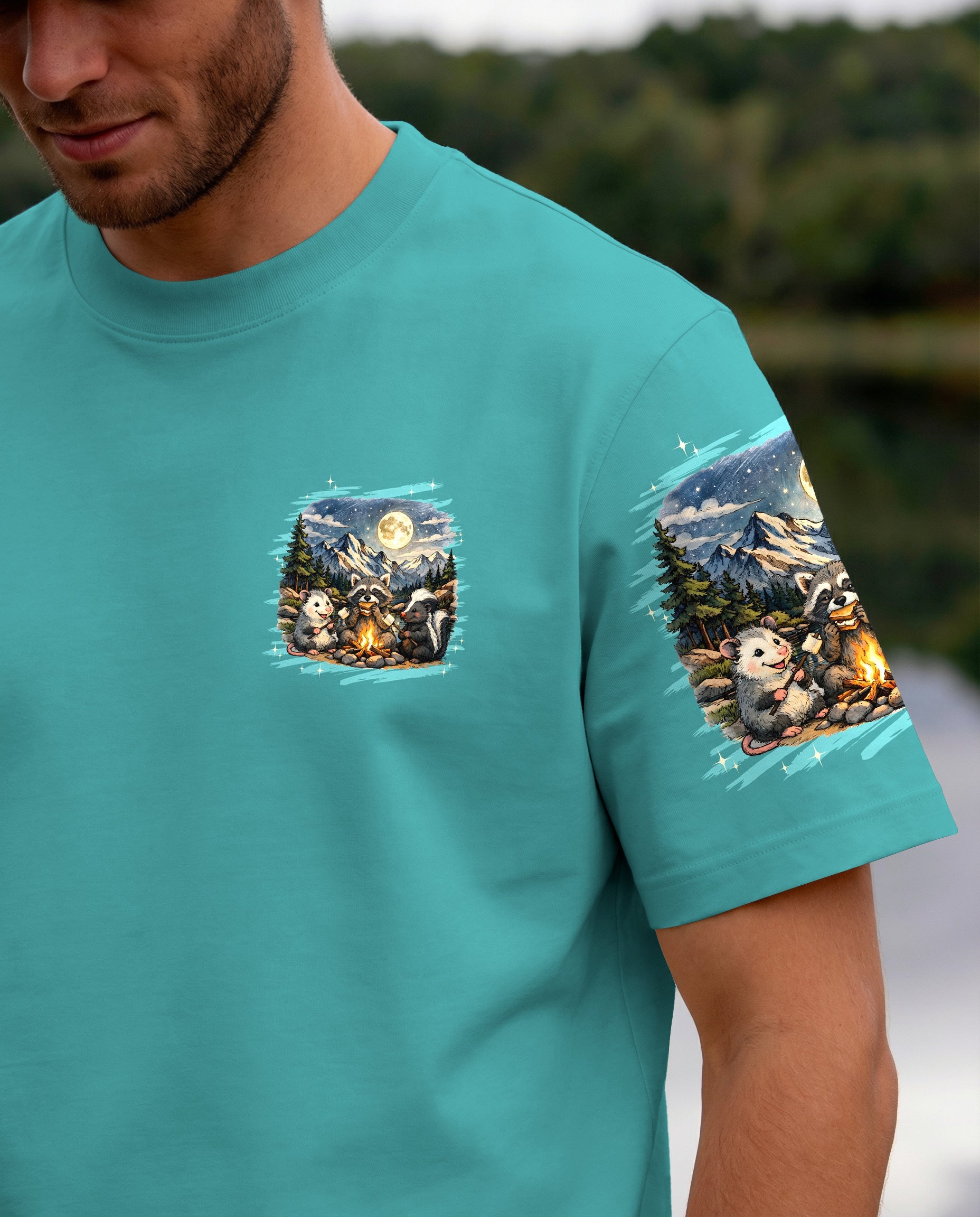 MAKING MEMORIES ONE CAMPFIRE AT A TIME ANIMALS ALL OVER PRINT - TYPQ2205261