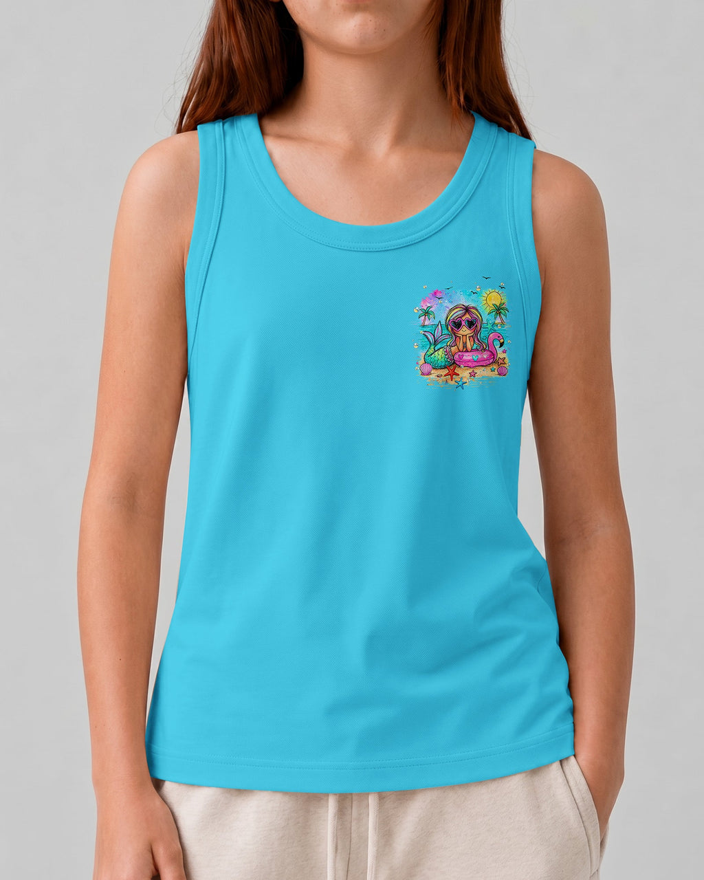 MERMAID KISSES STARFISH WISHES KIDS ALL OVER PRINT  - TLHN2505261