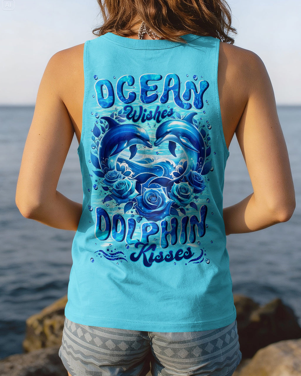OCEAN WISHES DOLPHIN KISSES ALL OVER PRINT - TYLN2105261
