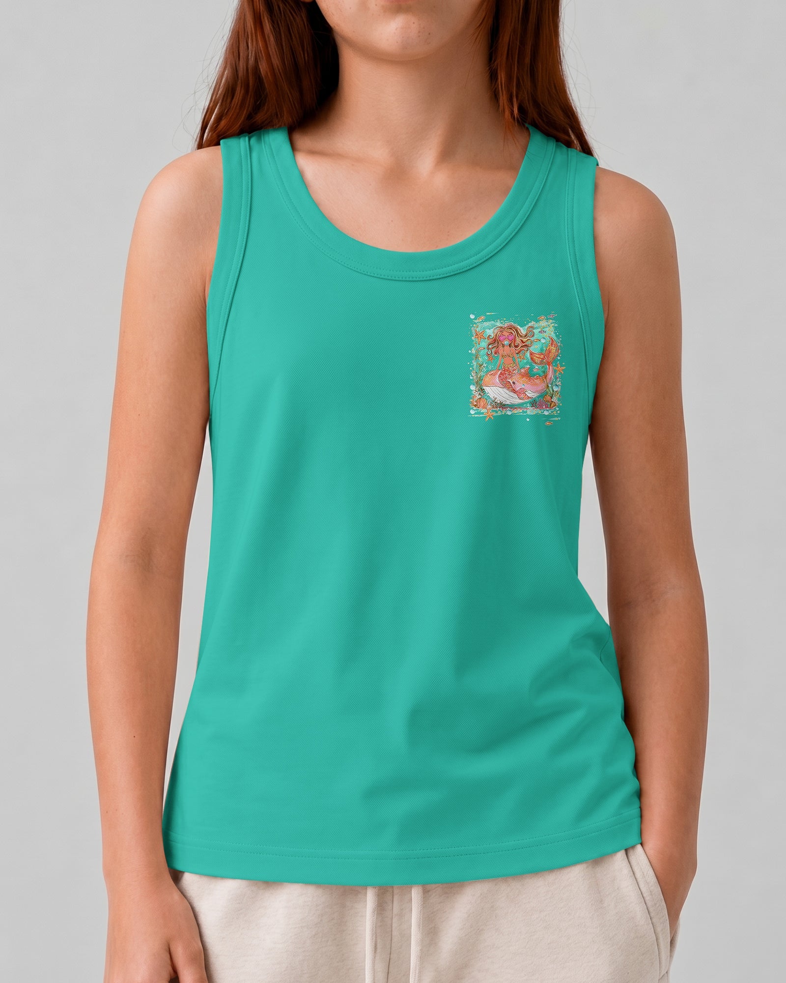 MERMAID KISSES STARFISH WISHES KIDS ALL OVER PRINT - TLHN0806261